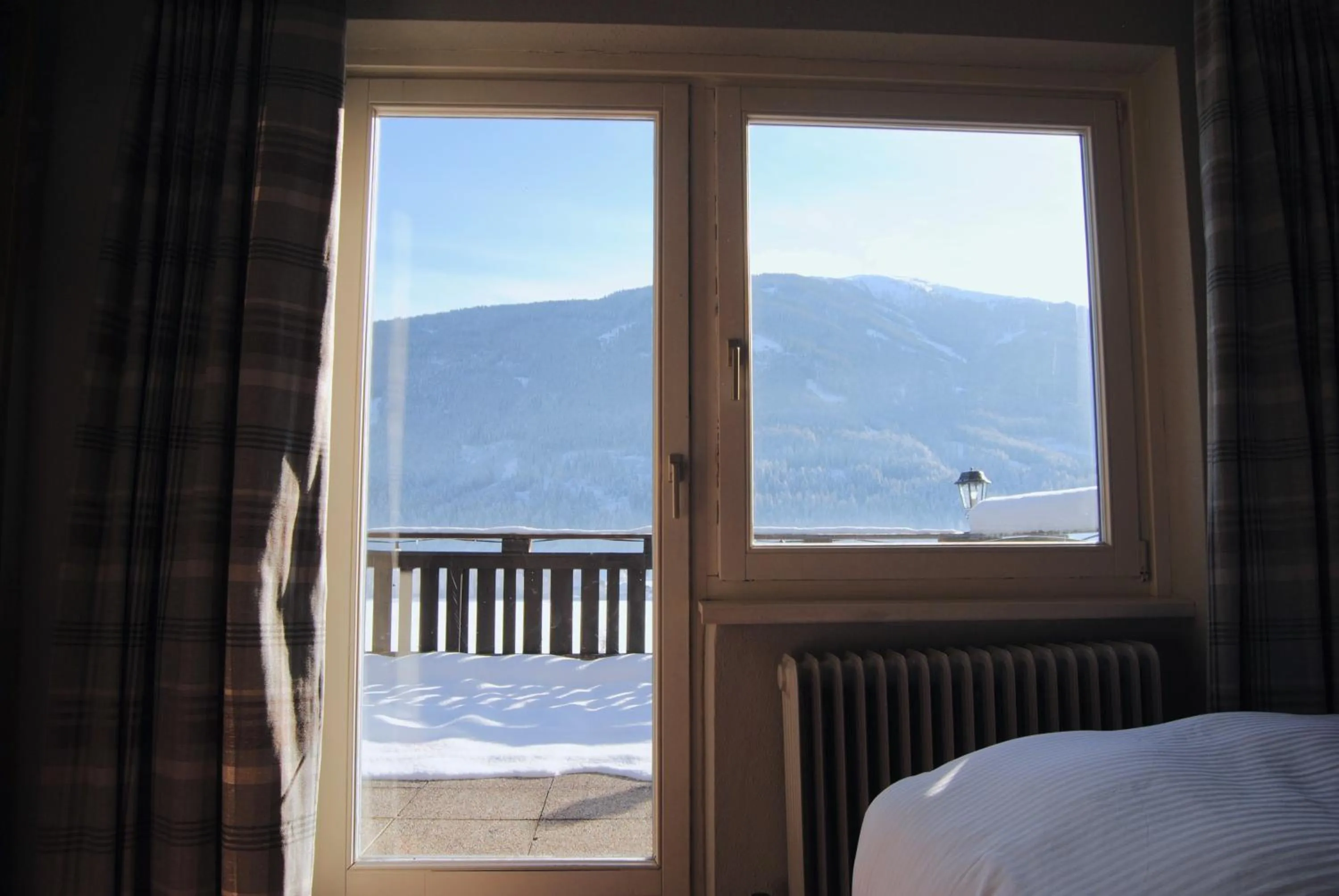 Winter, Bed in Hotel Speiereck