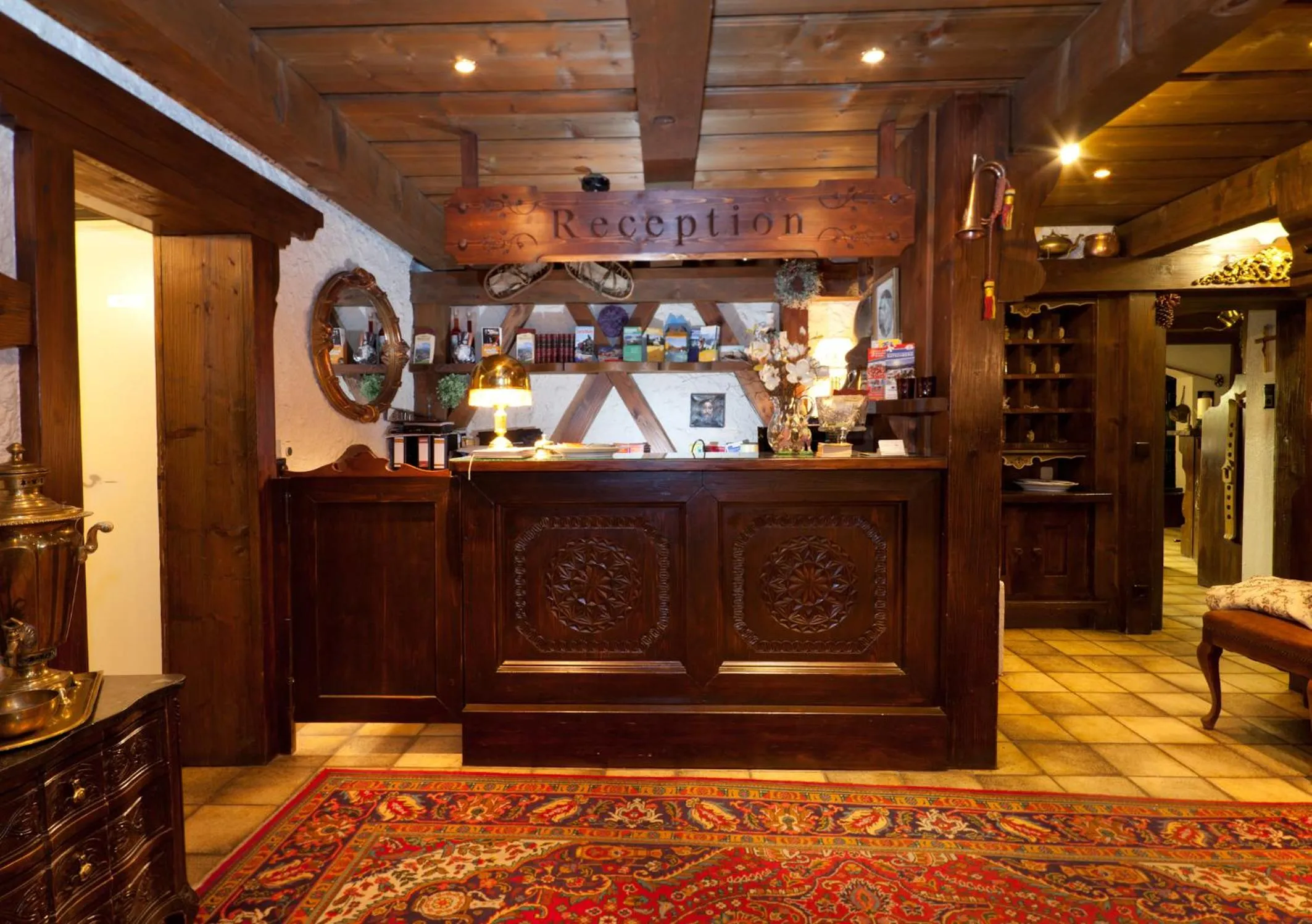 Lobby or reception in Hotel Speiereck