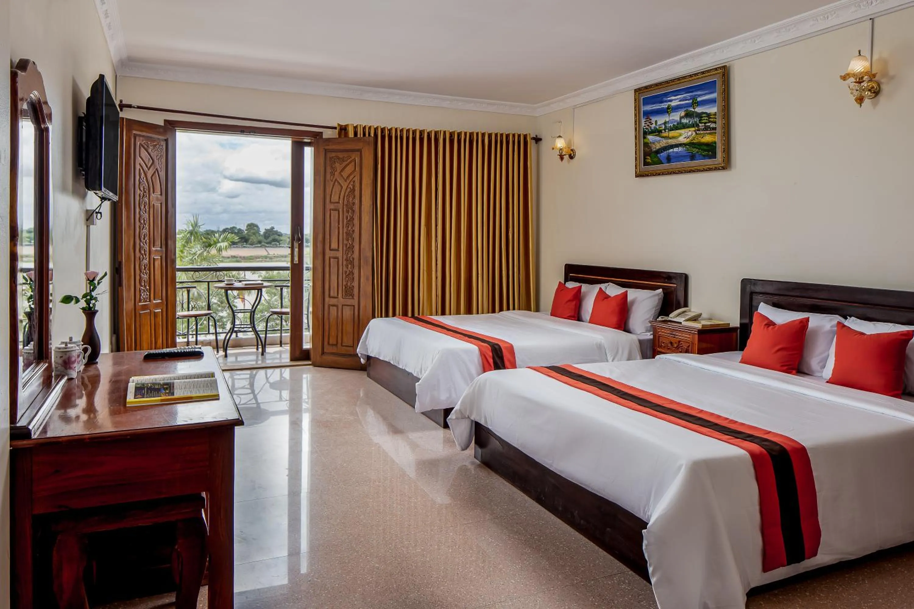 Bedroom, Bed in Angkor Mithona Guesthouse