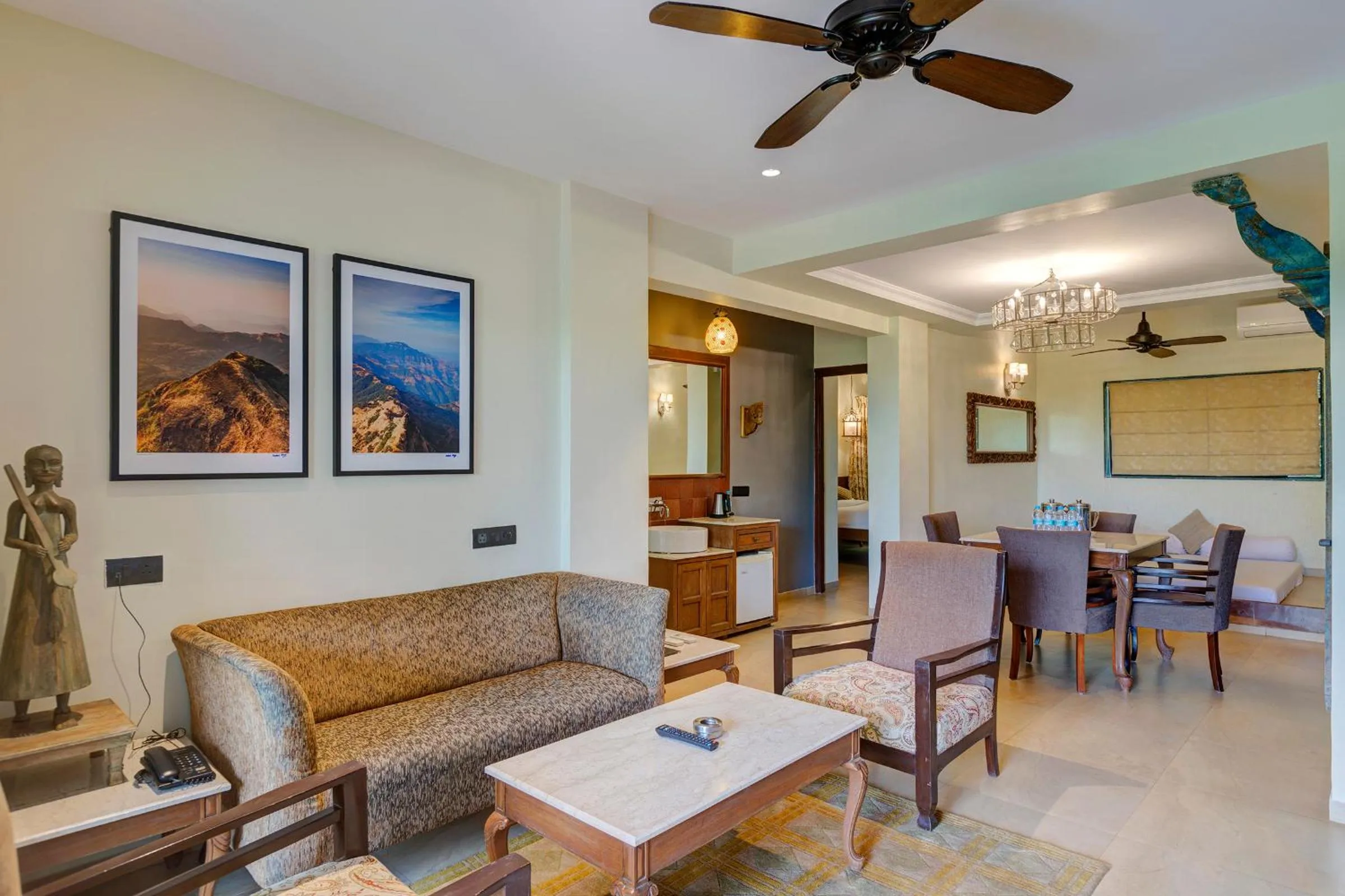 Living room in Ramsukh Resorts and Spa