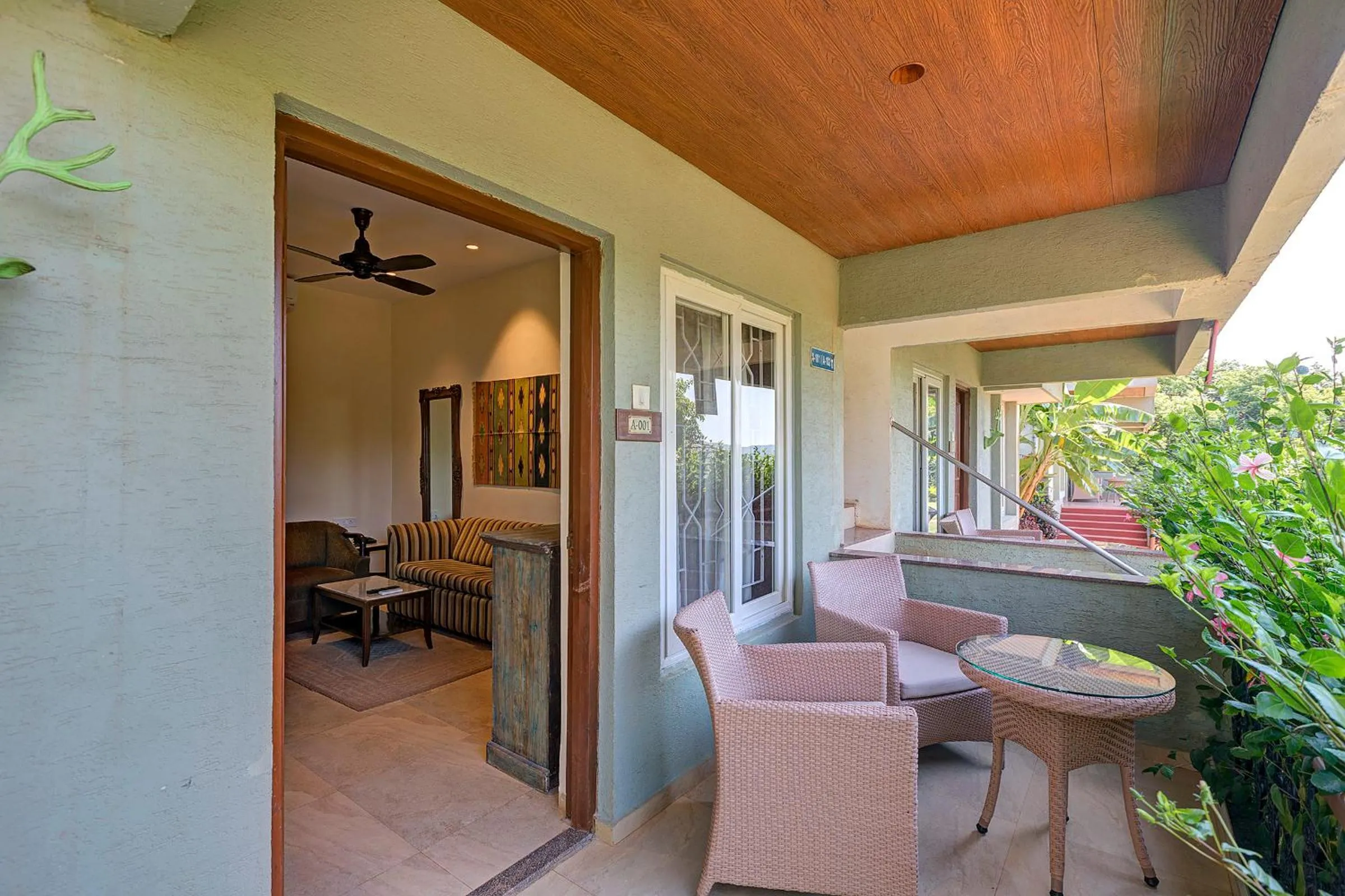 Balcony/Terrace in Ramsukh Resorts and Spa