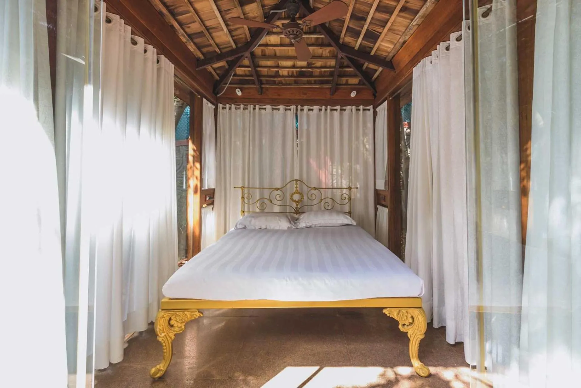 Bed in Ramsukh Resorts and Spa