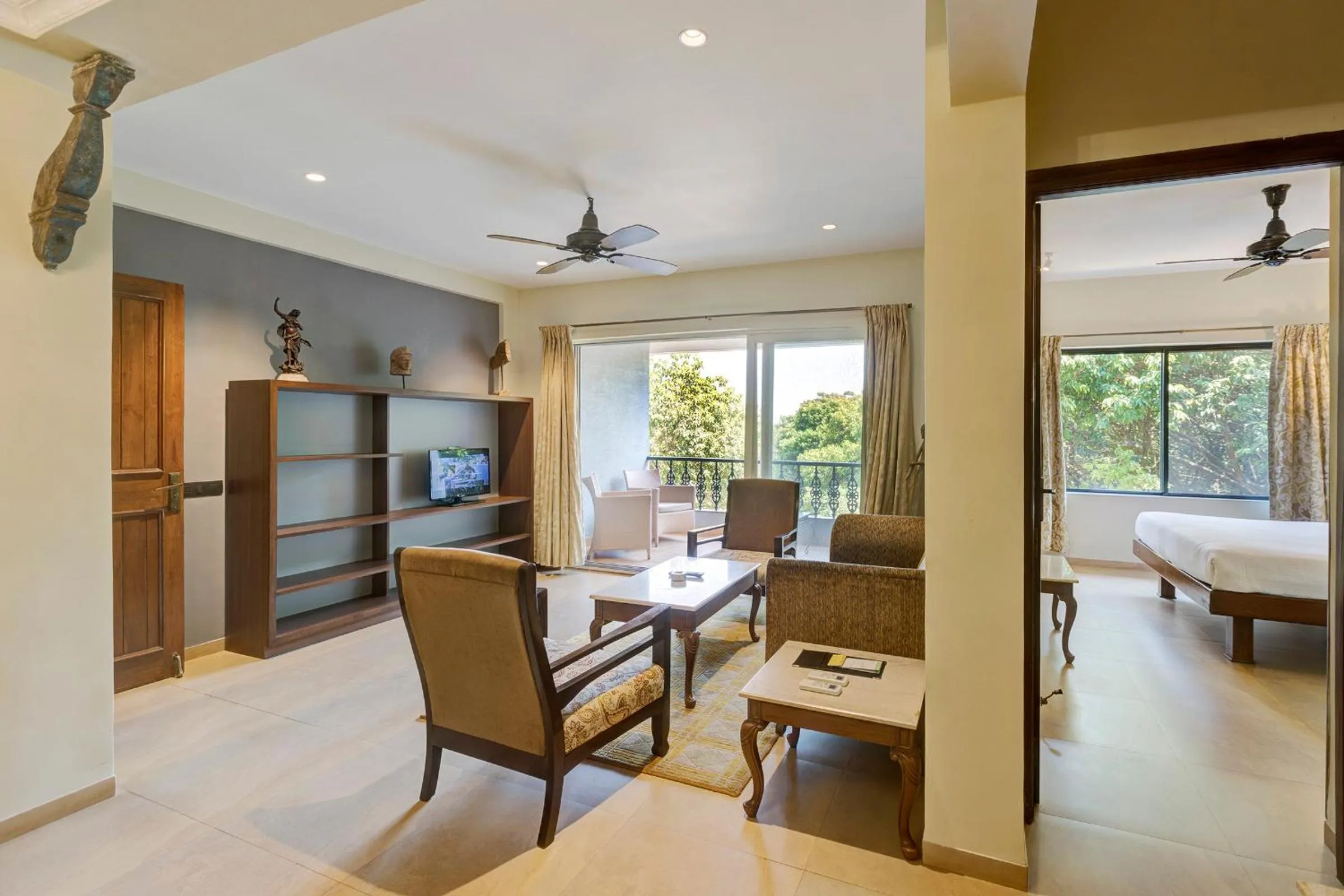 Bed in Ramsukh Resorts and Spa