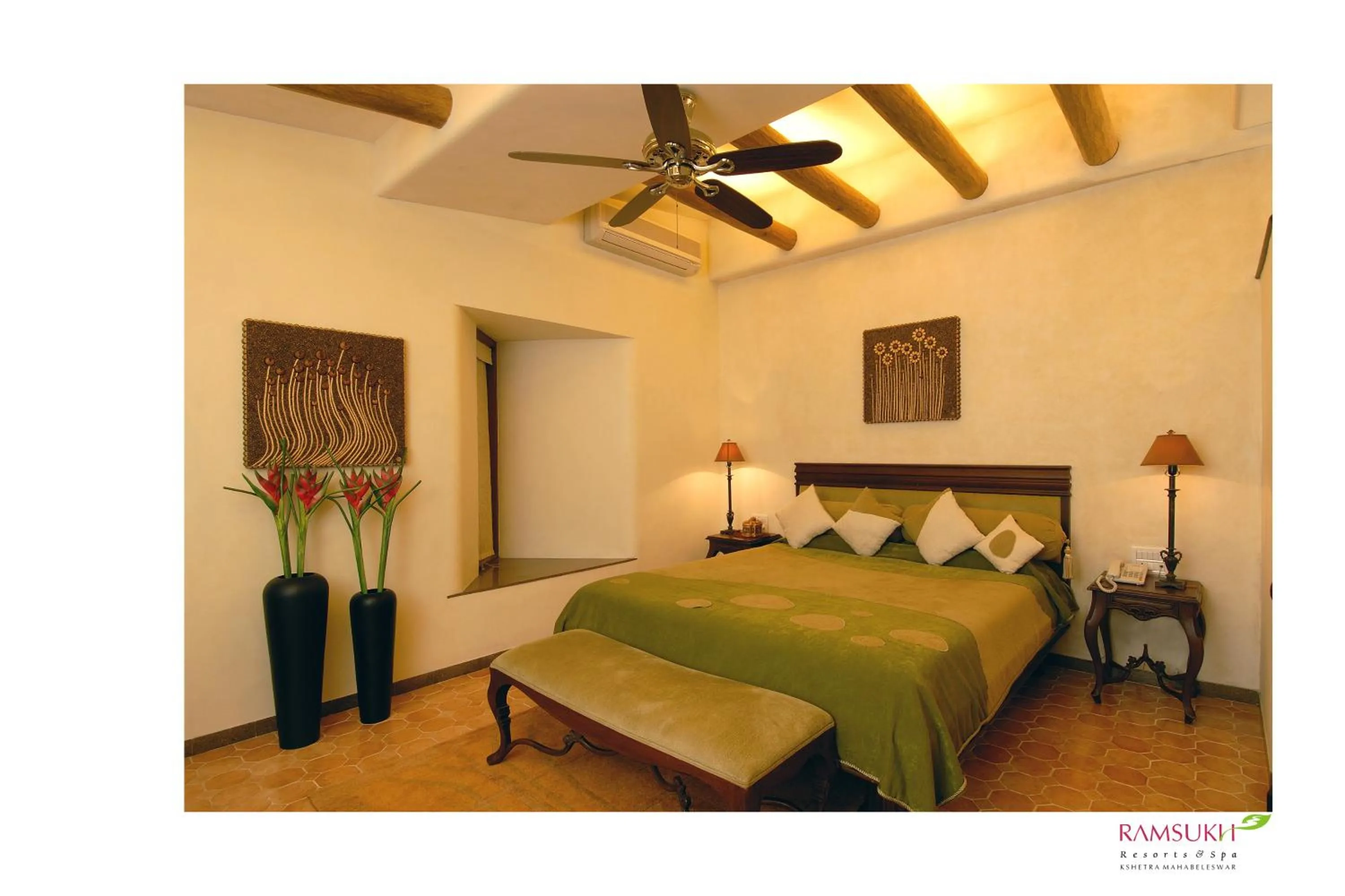 Photo of the whole room, Bed in Ramsukh Resorts and Spa