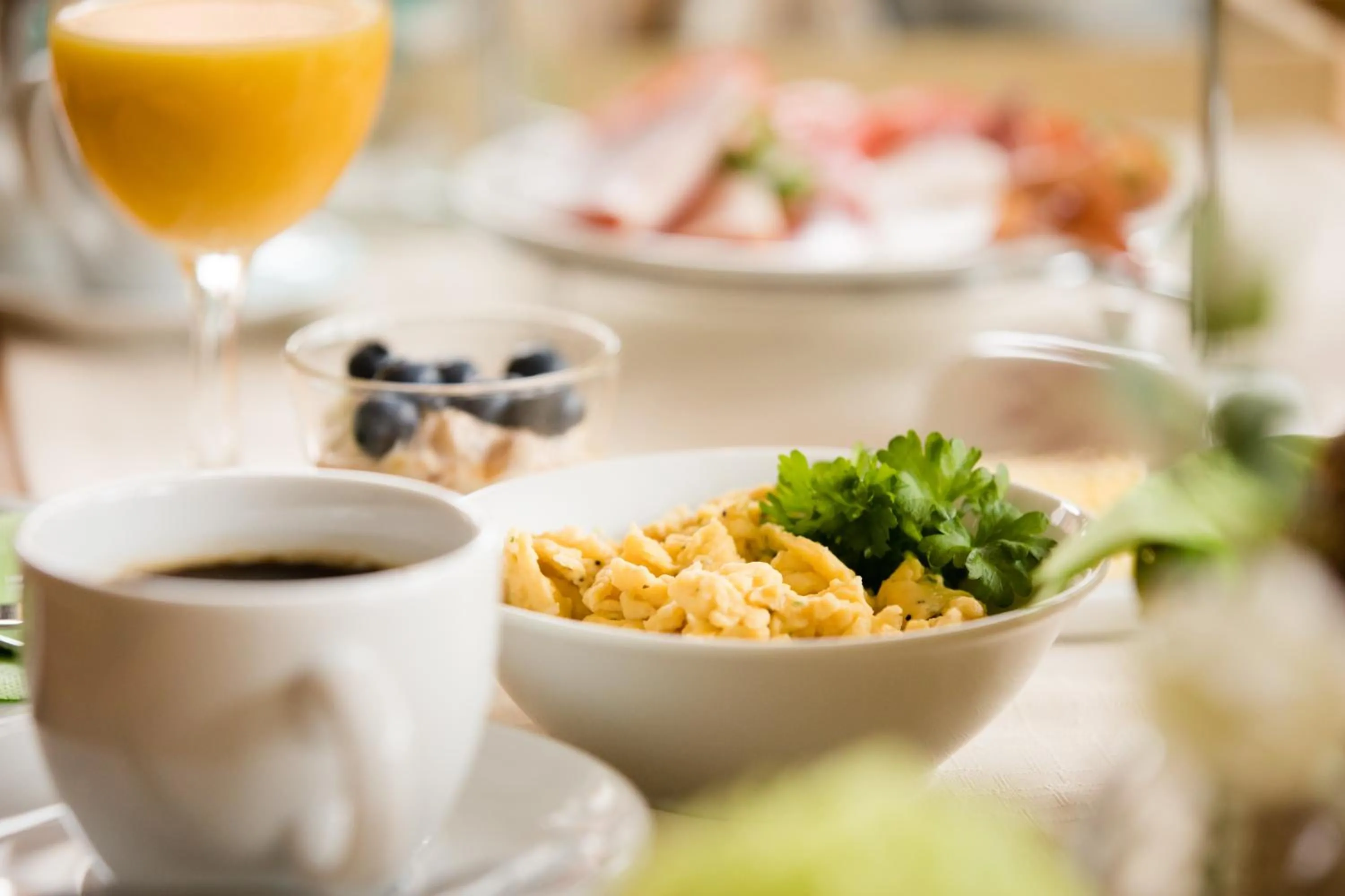 Continental breakfast in Pension Kerckenhof