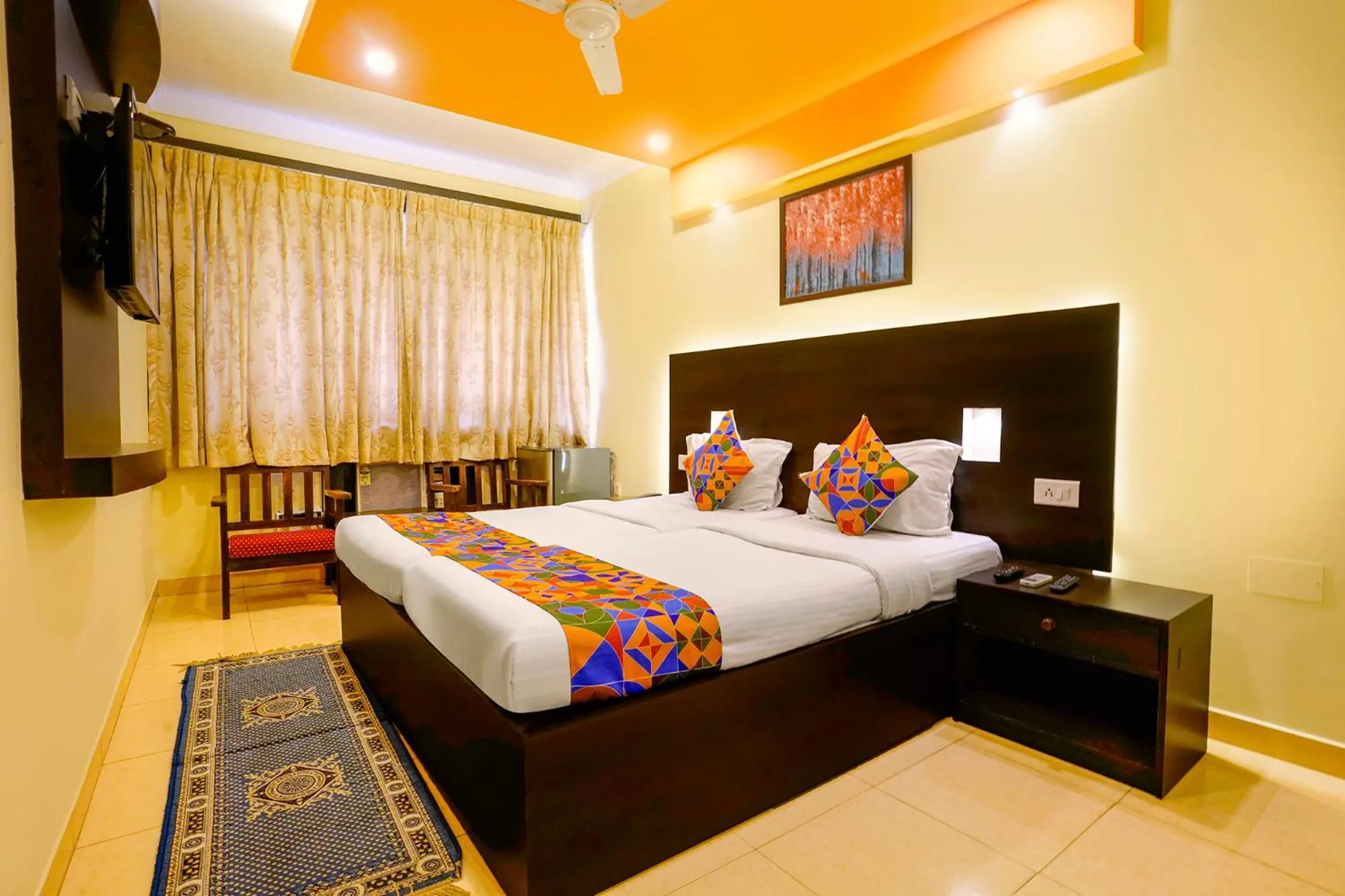 Bed in Fabhotel Manoshanti - Nr Big Daddy Casino
