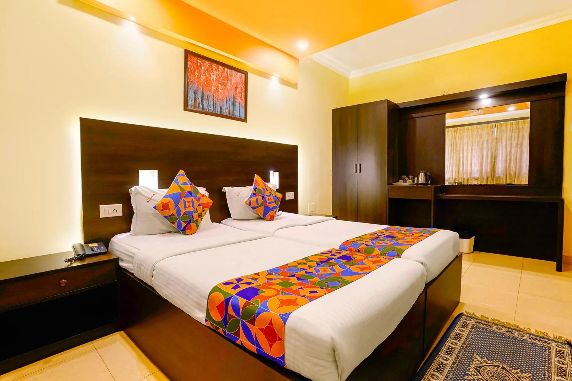 Bed in Fabhotel Manoshanti - Nr Big Daddy Casino