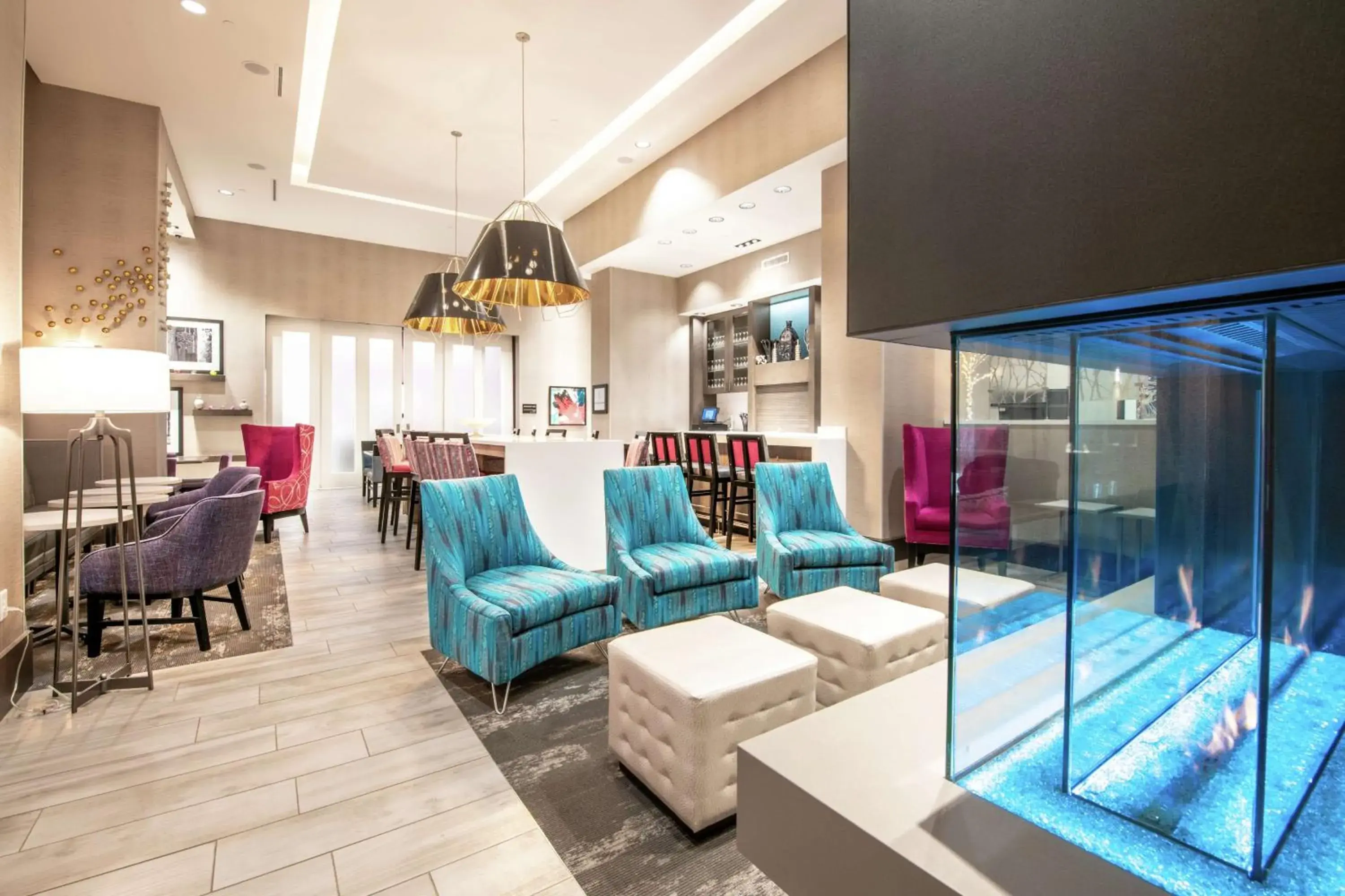 Lobby or reception in Hampton Inn & Suites Asheville Biltmore Area Lobby or reception in Hampton Inn & Suites Asheville Biltmore Area