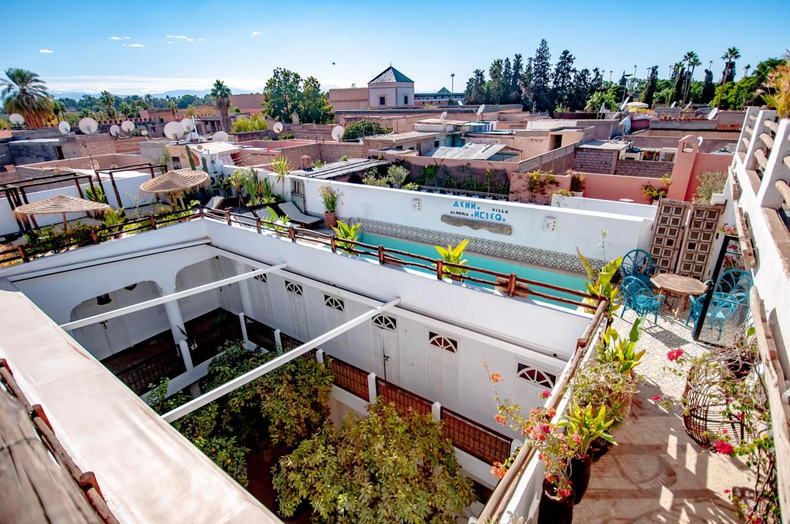 Balcony/Terrace in Riad Villa Almeria Hotel & Spa