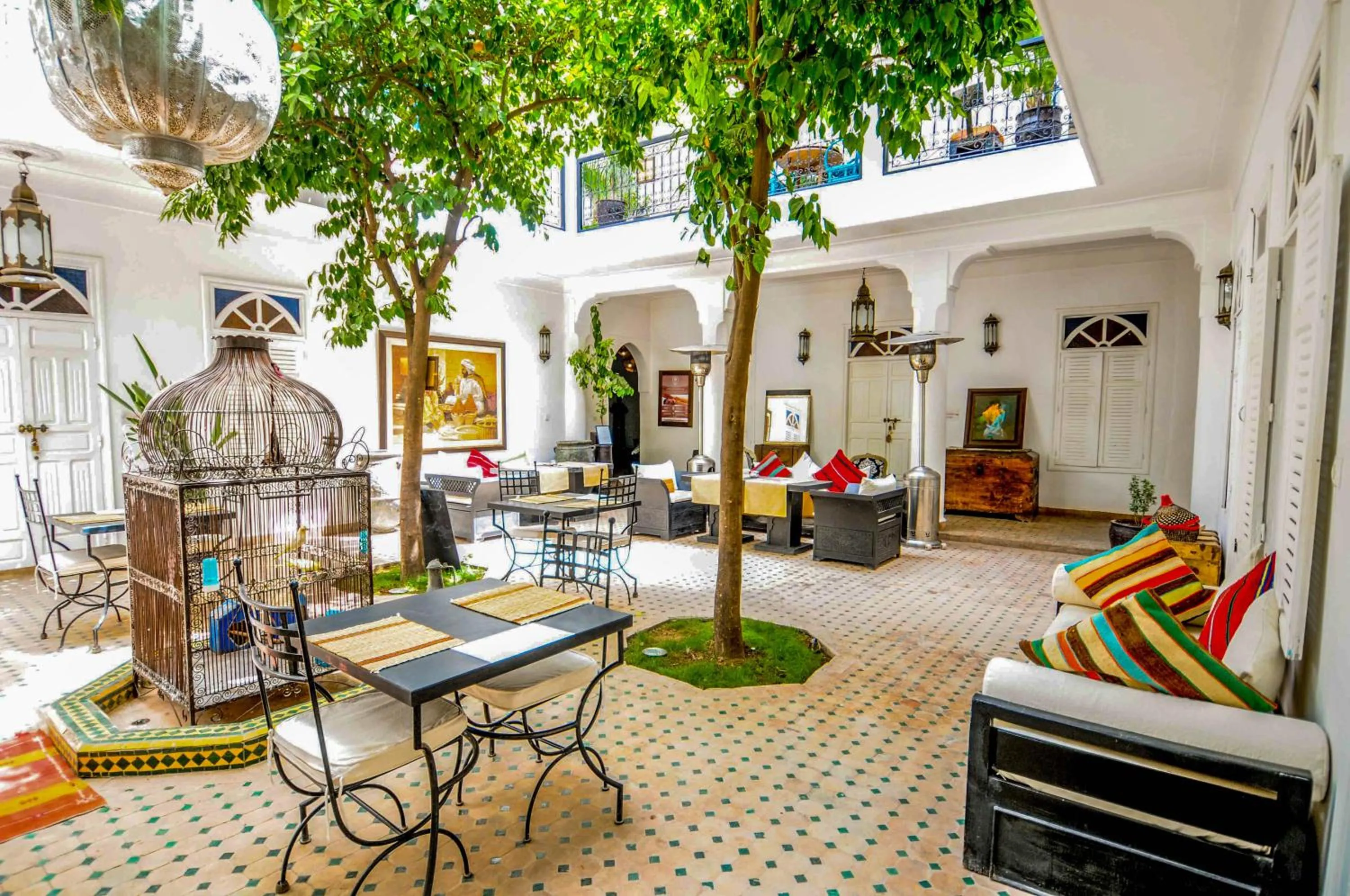 Patio in Riad Villa Almeria Hotel & Spa