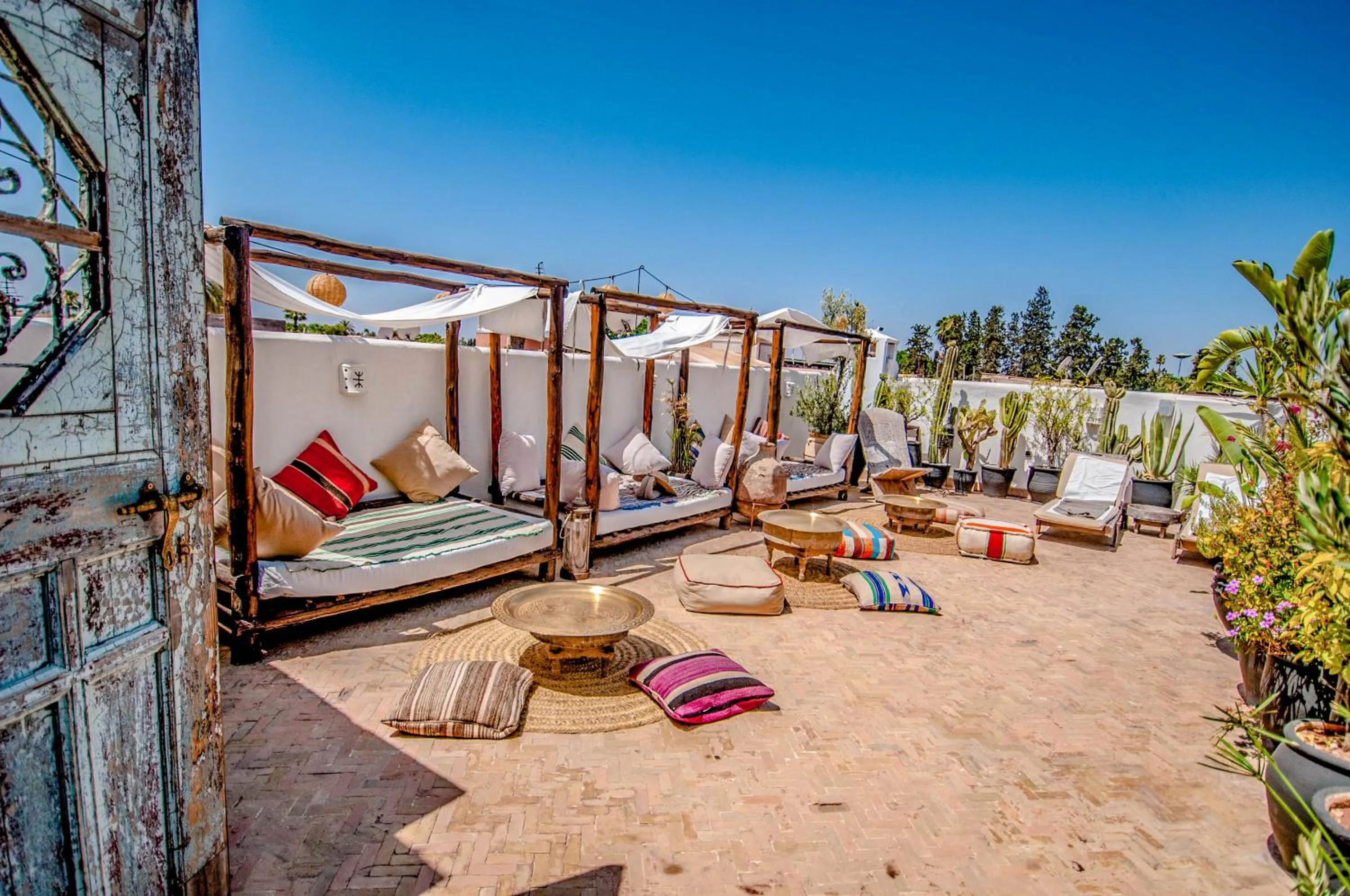 Solarium in Riad Villa Almeria Hotel & Spa