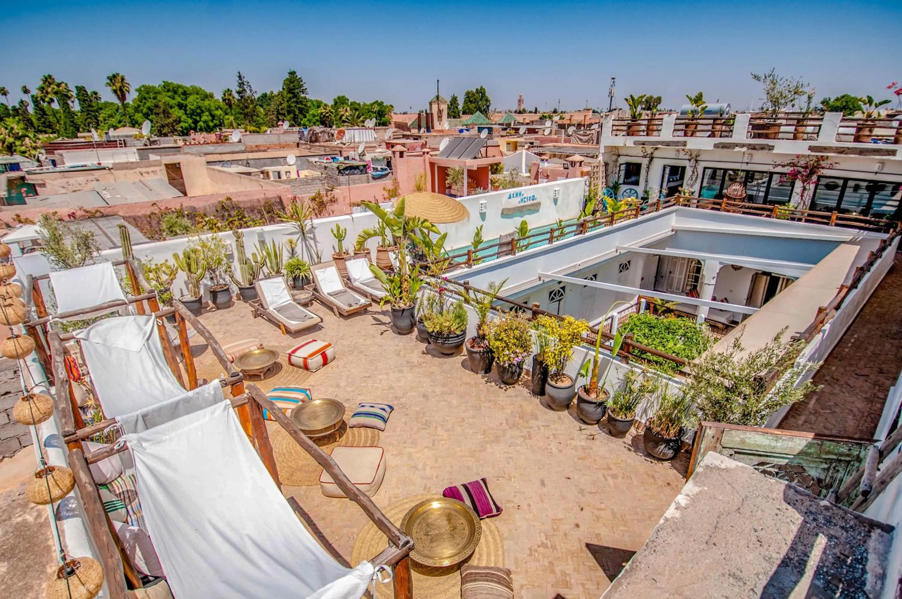 Balcony/Terrace in Riad Villa Almeria Hotel & Spa