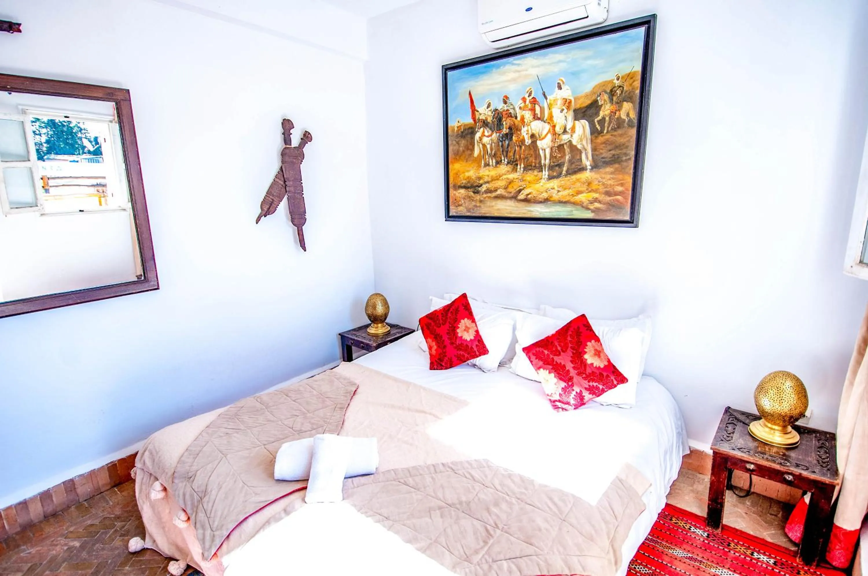 Bed in Riad Villa Almeria Hotel & Spa