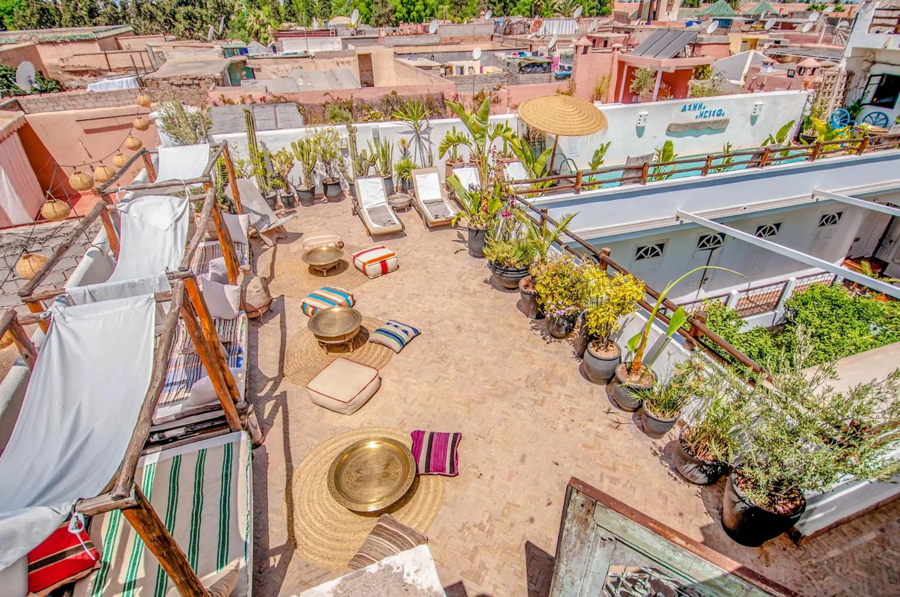 Solarium in Riad Villa Almeria Hotel & Spa