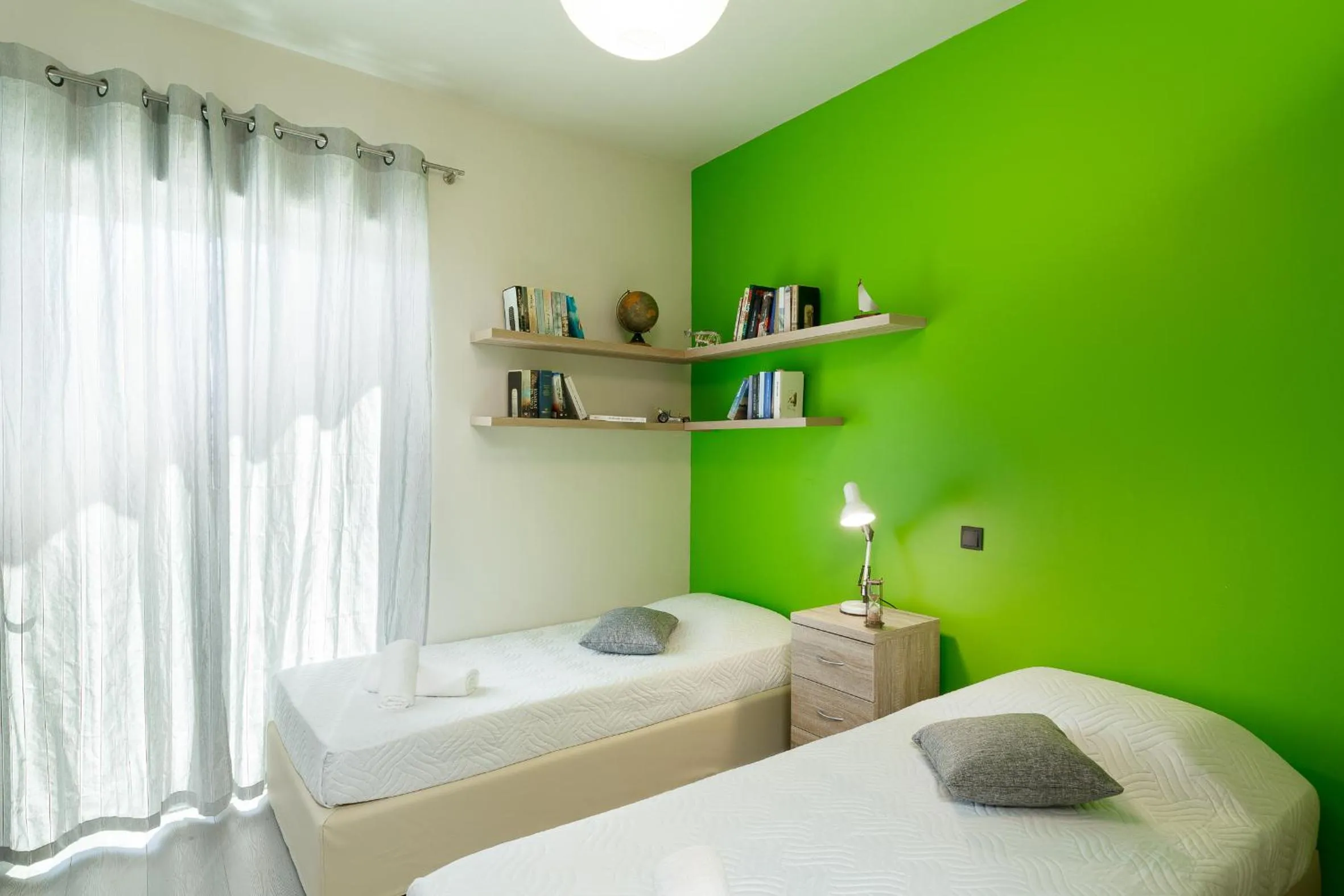 Bedroom, Bed in Stelios Penthouse