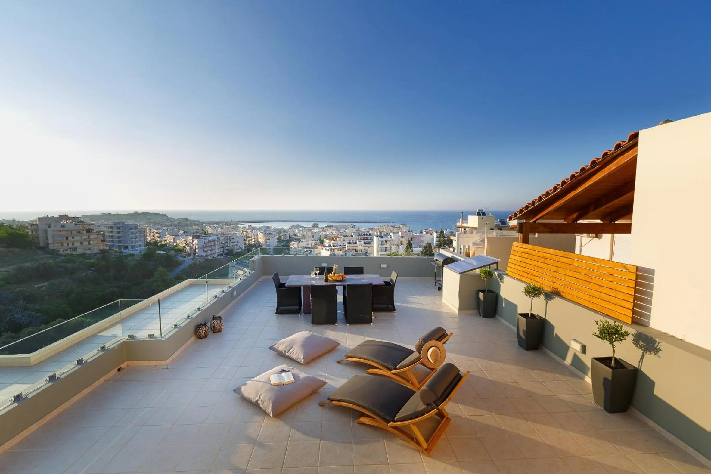 Landmark view in Stelios Penthouse