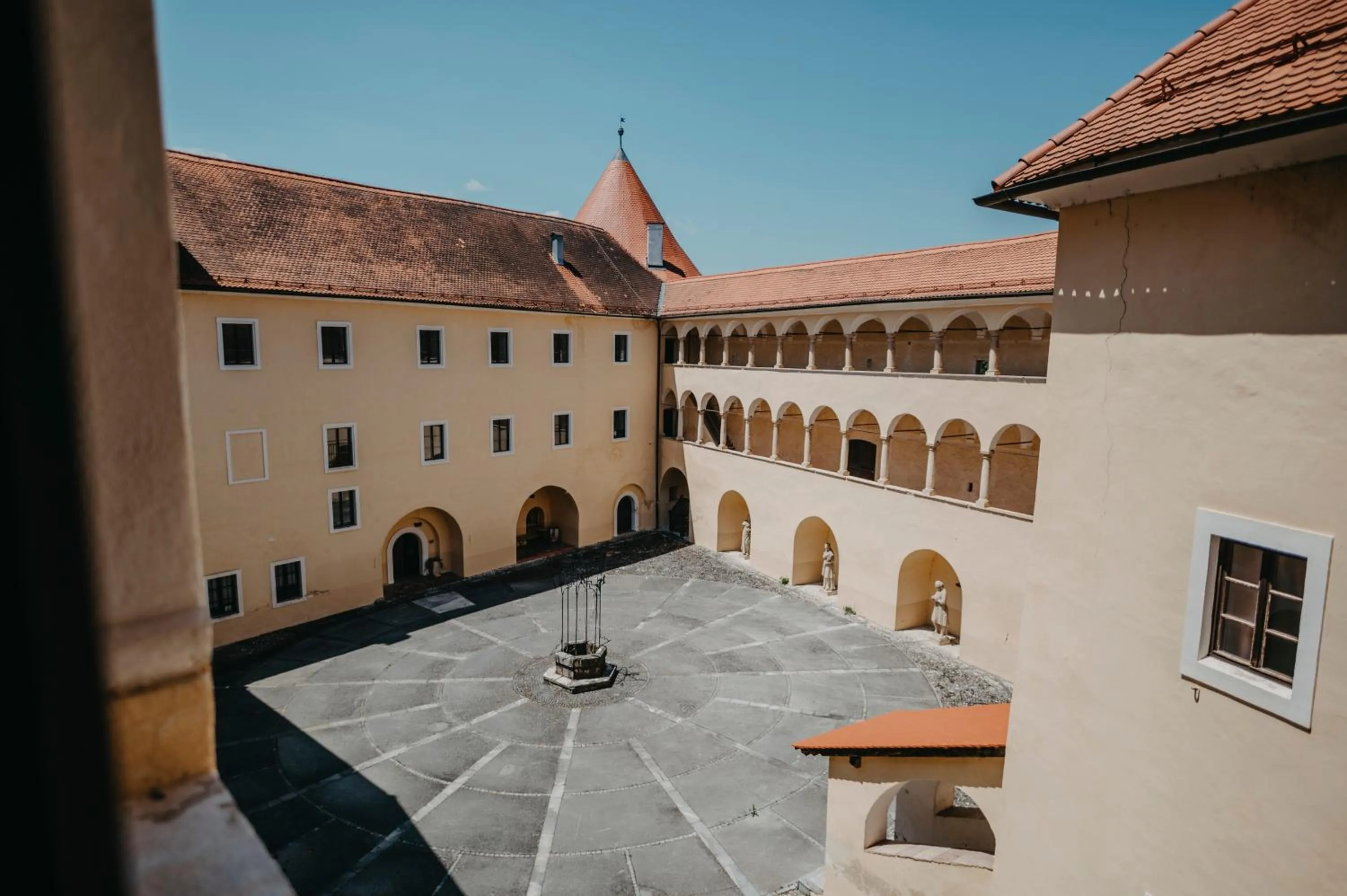 Patio in Mokrice Castle Estate