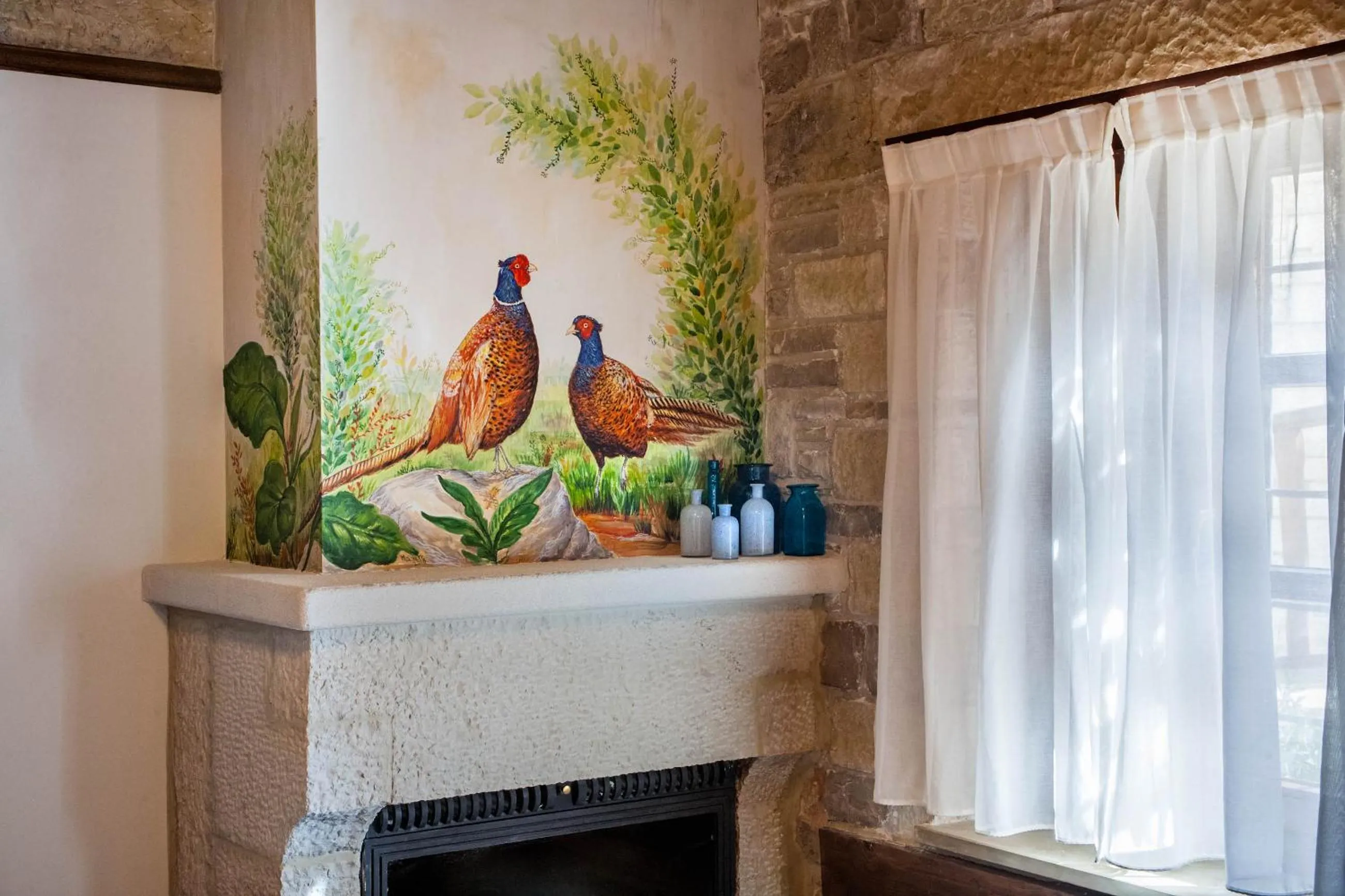 Decorative detail in Gioraldi Art Hotel