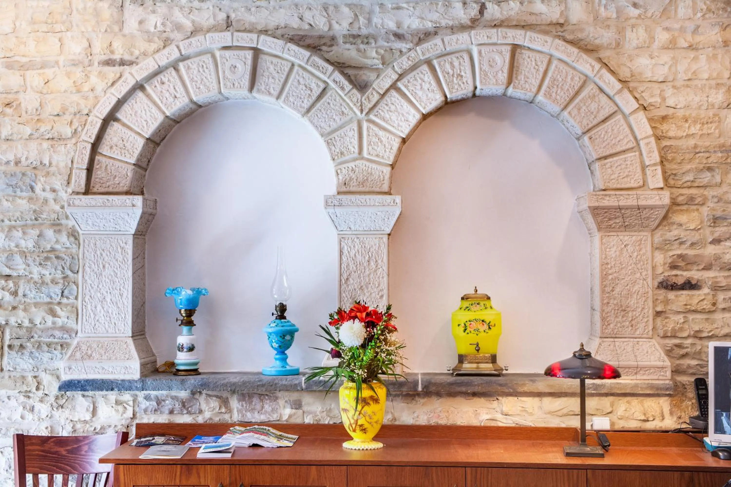 Decorative detail in Gioraldi Art Hotel