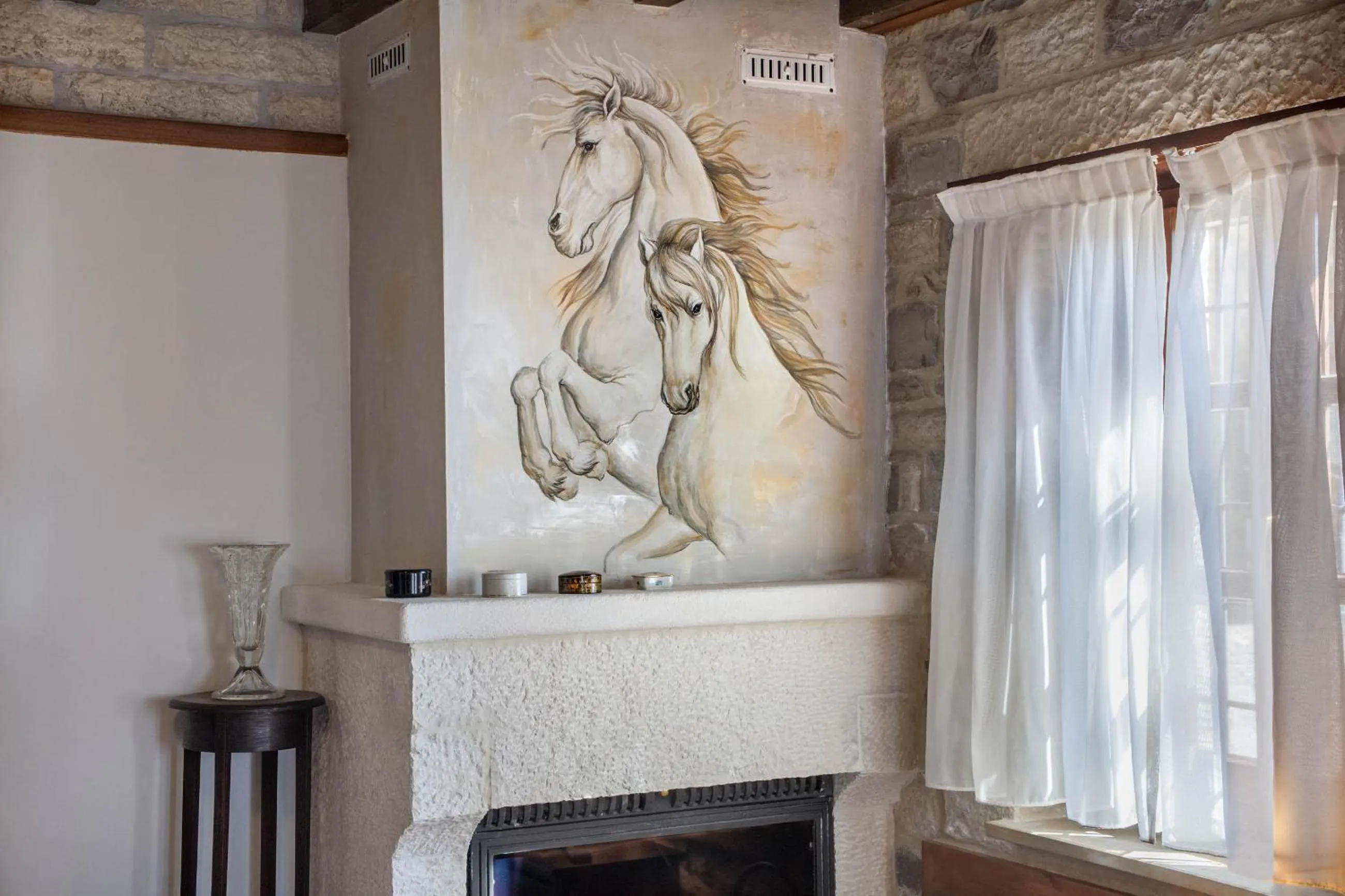 Decorative detail in Gioraldi Art Hotel