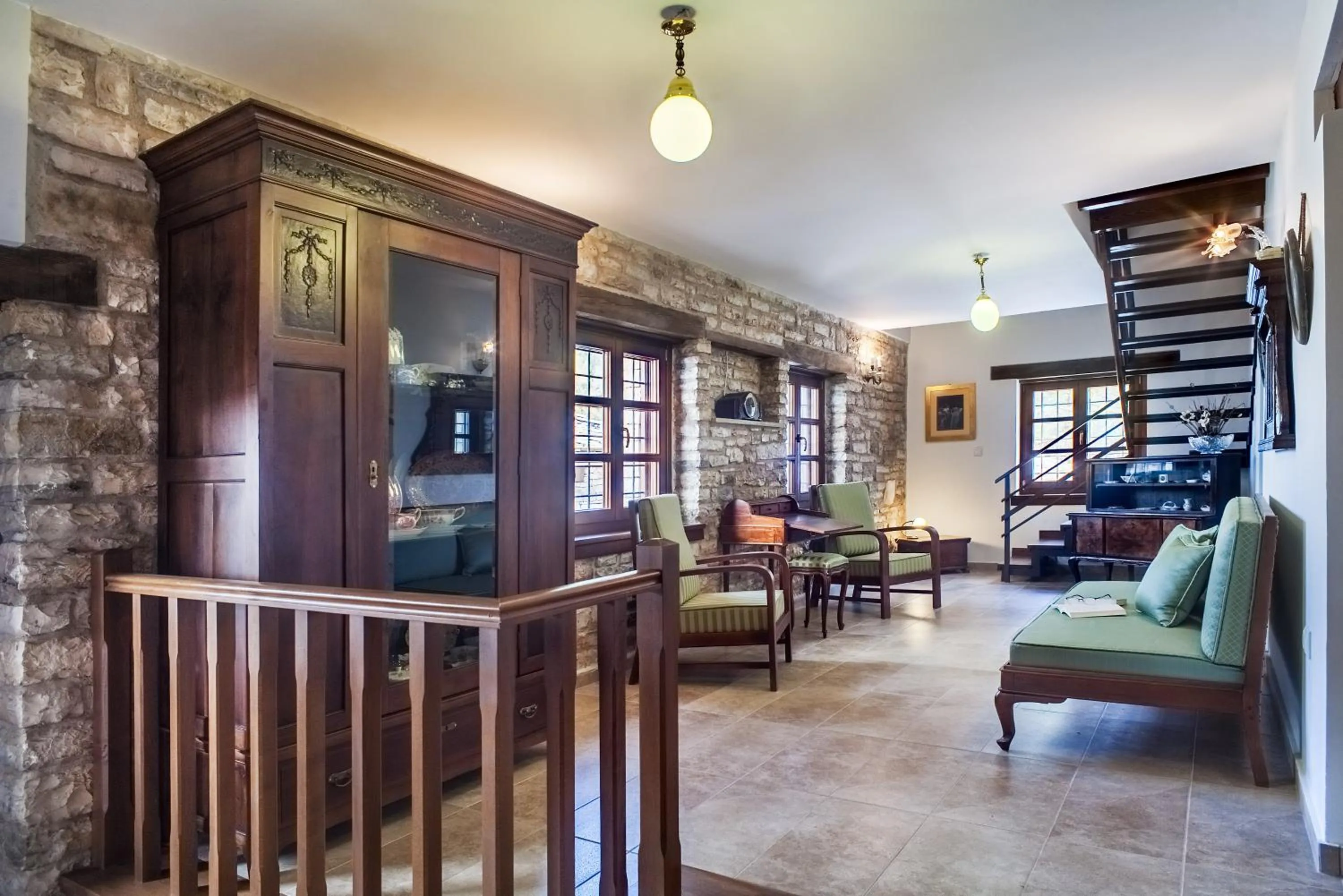 Living room in Gioraldi Art Hotel