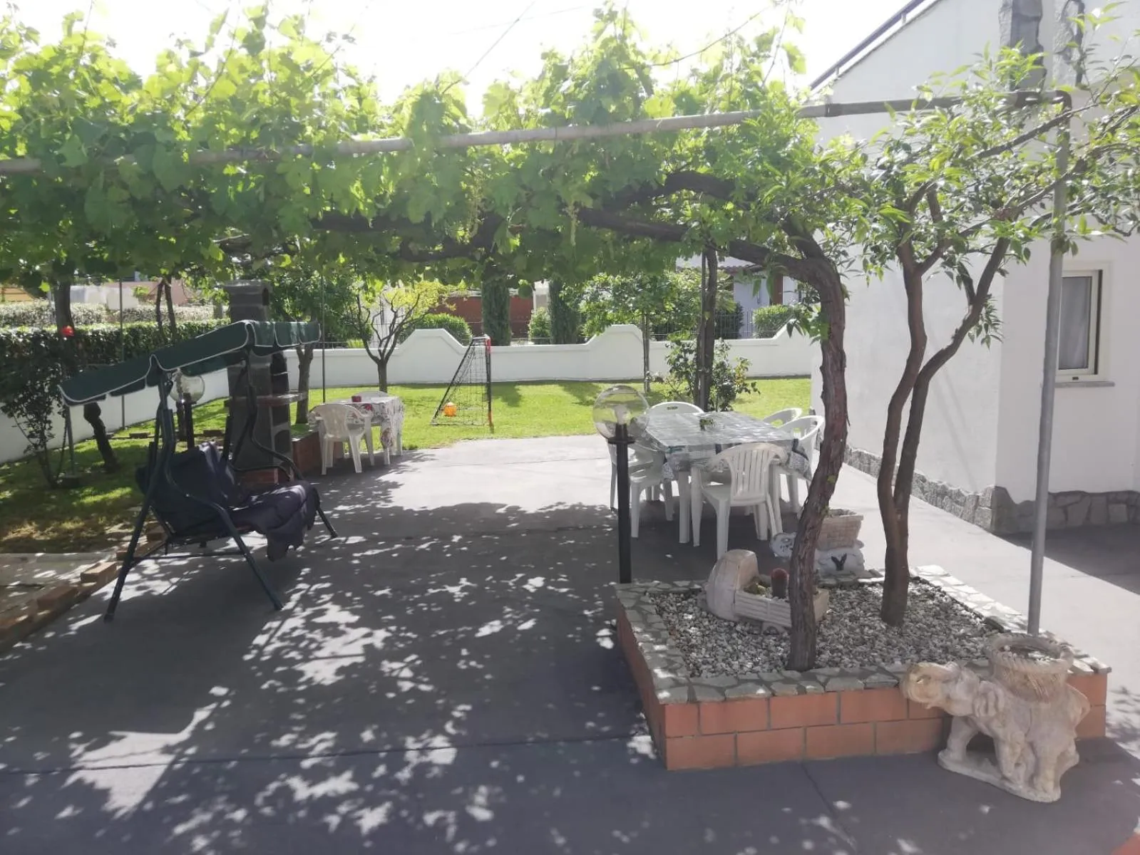 Garden view in Villa Miriade B&b