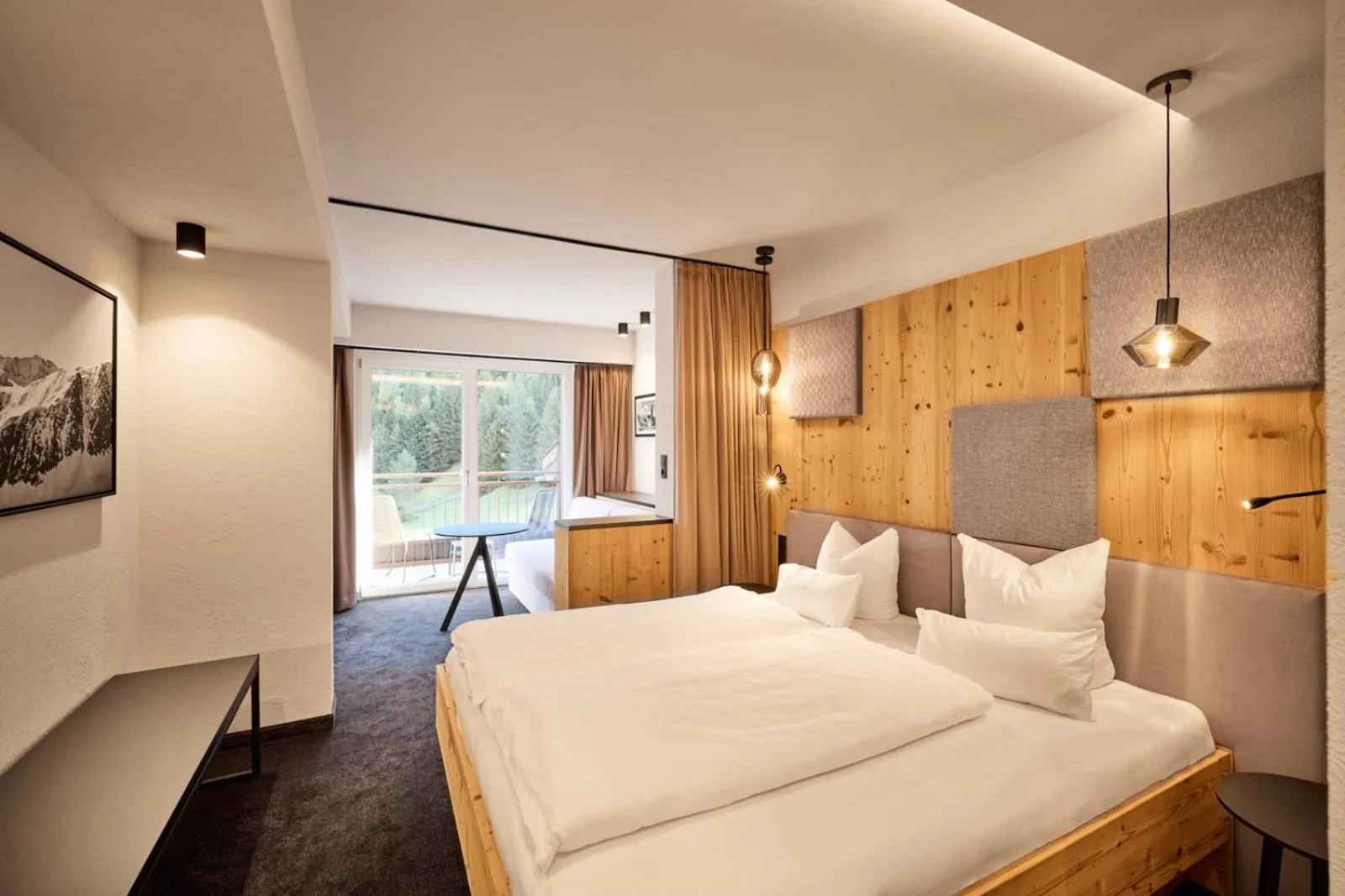 View (from property/room), Bed in Natur Alpin Hotel Feichtner Hof