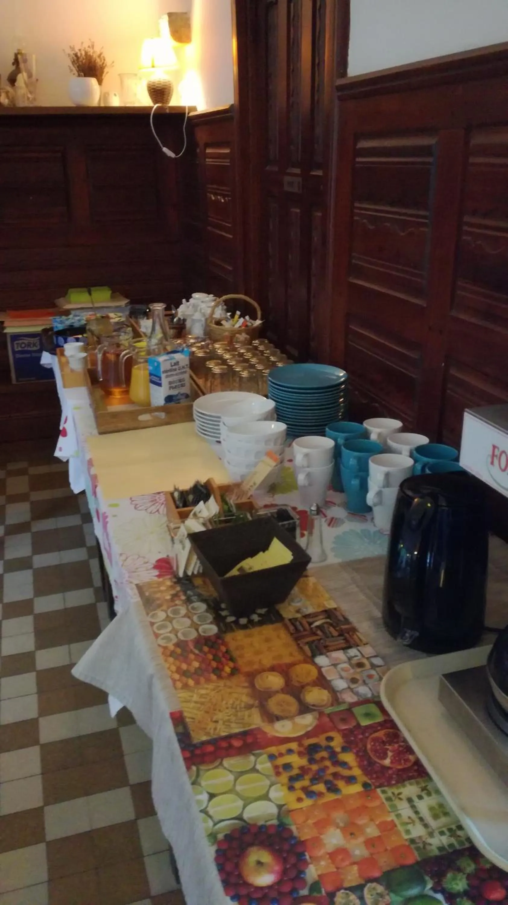 Buffet breakfast in Hôtel de Valdeblore