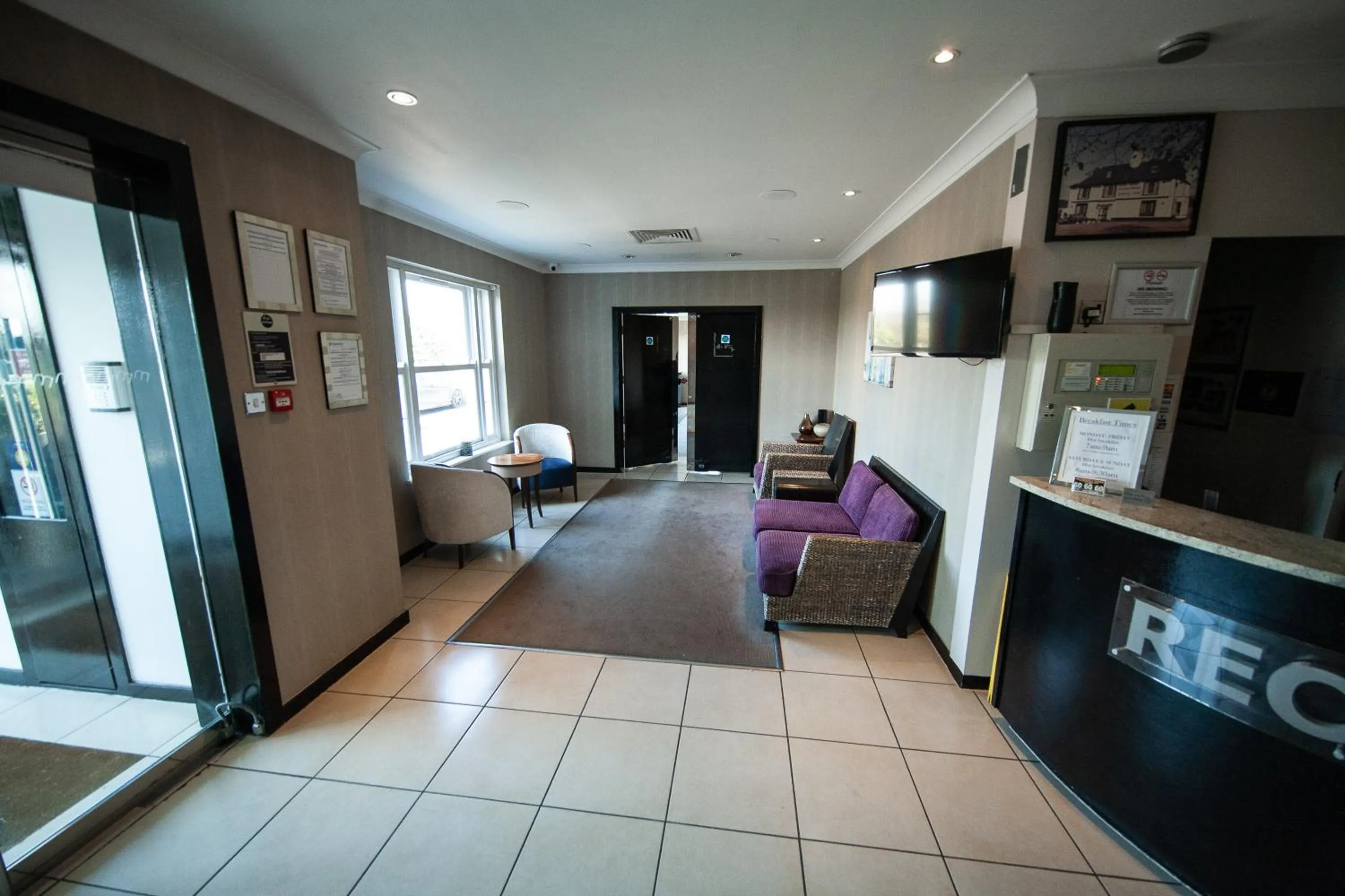 Lobby or reception in Berwick Manor Hotel