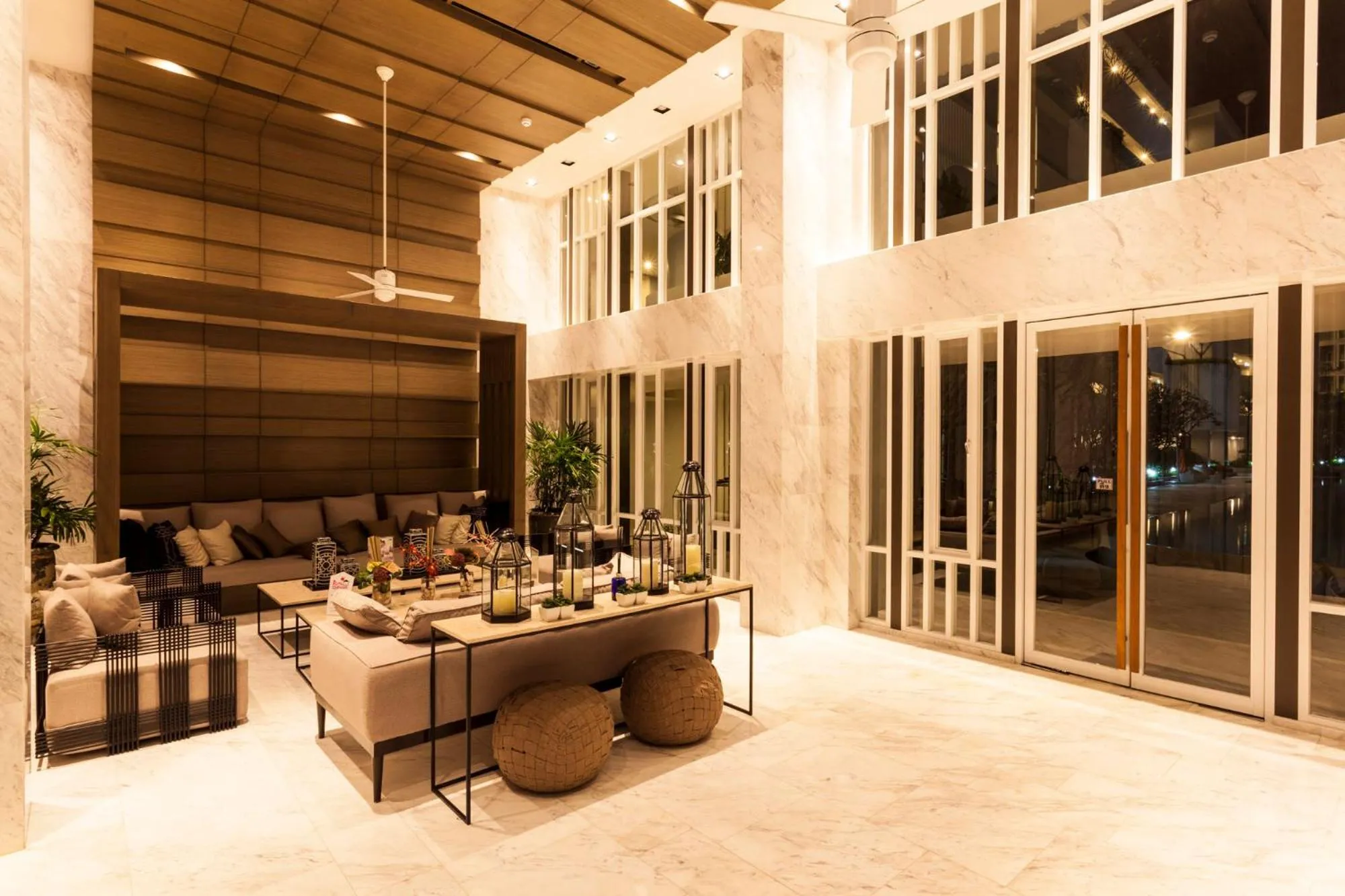 Lobby or reception in Phuket Town 1 Bedroom Condo Luxury Facilities, The Base Downtown