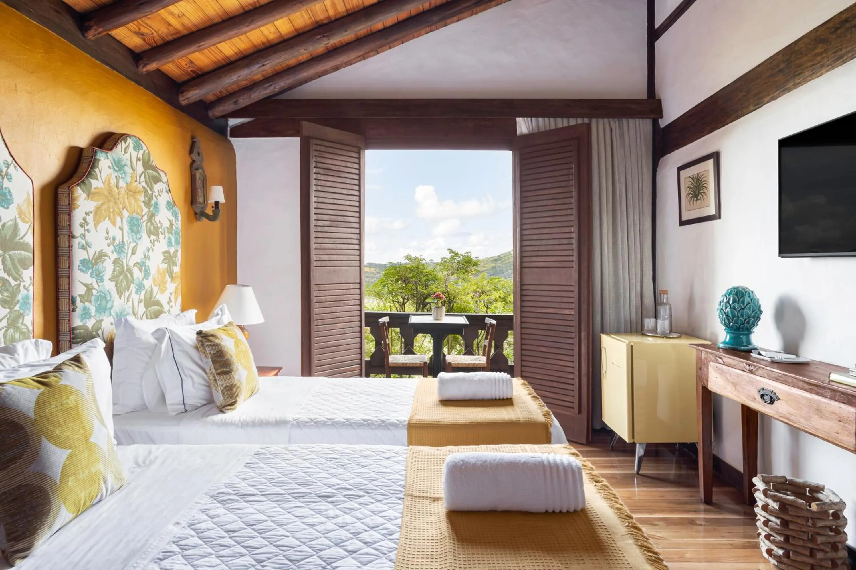 Bedroom, Bed in Pousada Pedra Azul