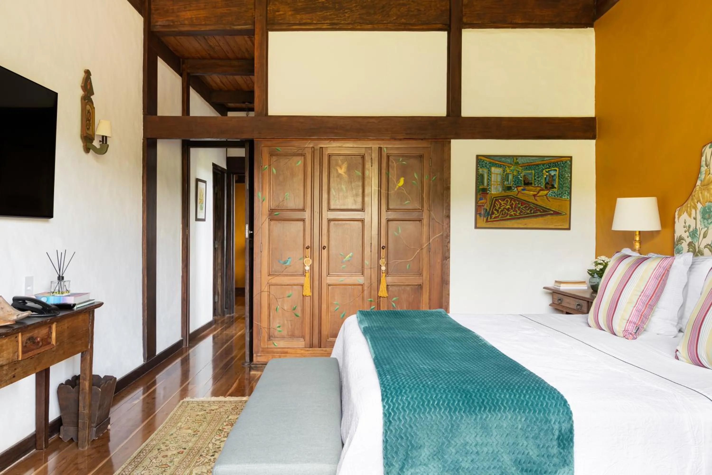 Bedroom, Bed in Pousada Pedra Azul