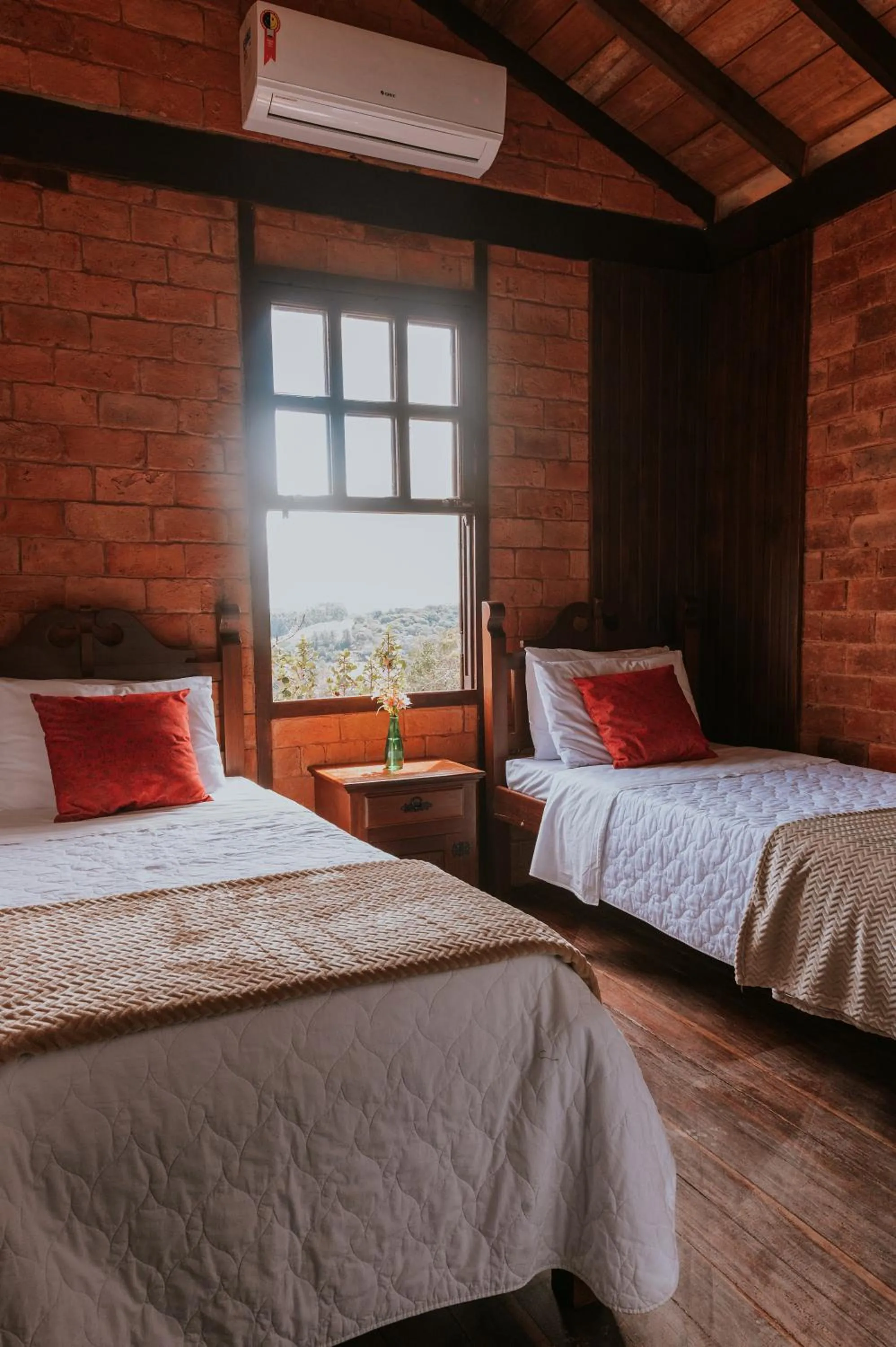 Bed in Pousada Pedra Azul