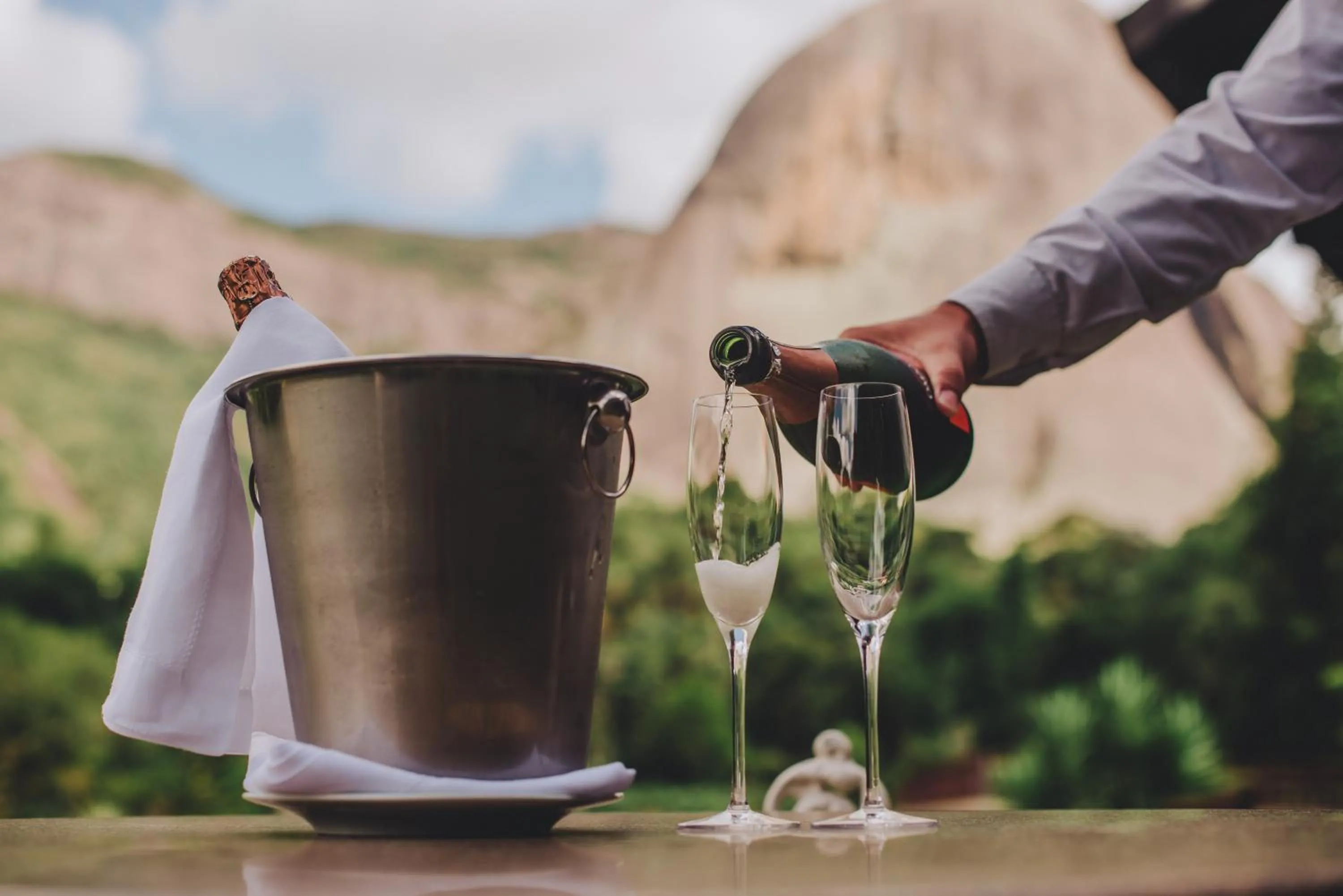 Drinks in Pousada Pedra Azul