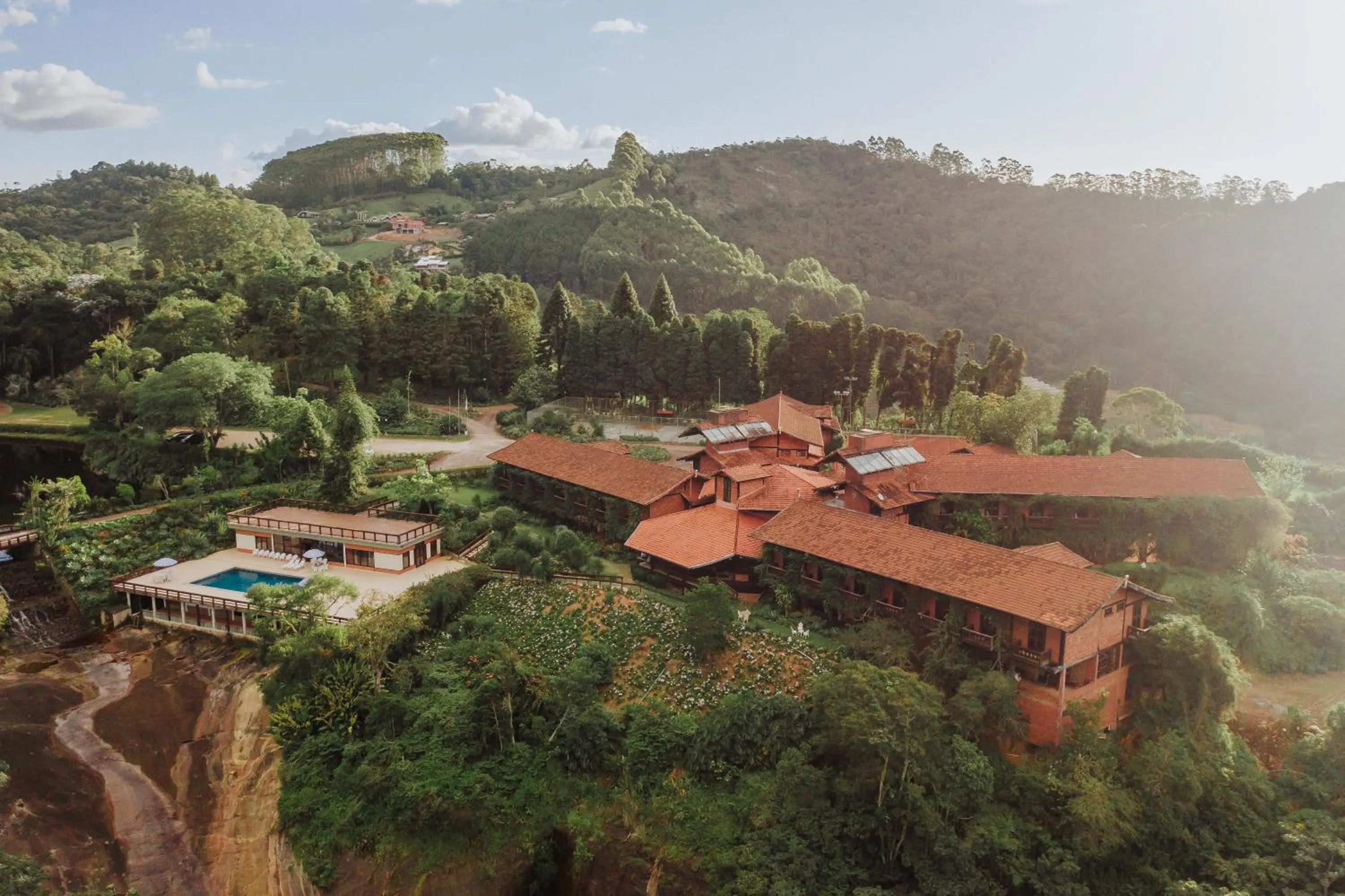 Bird's eye view in Pousada Pedra Azul