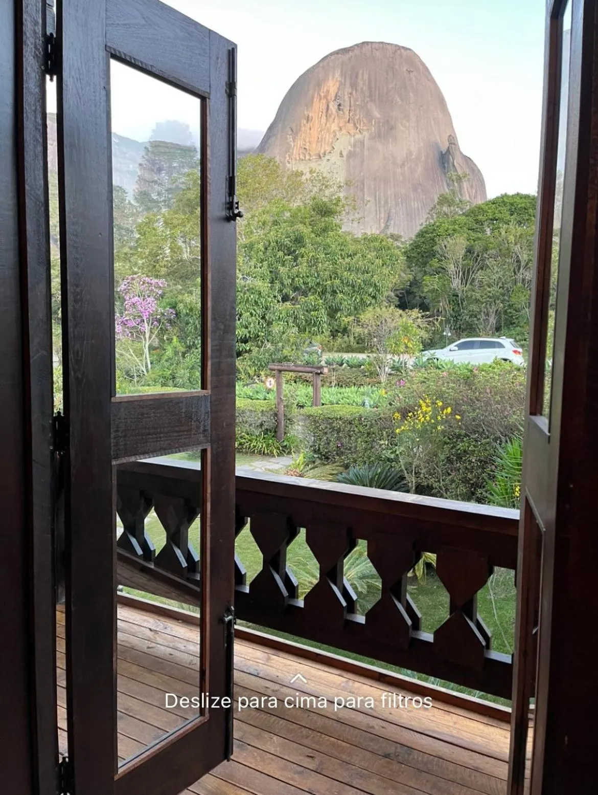 Mountain view in Pousada Pedra Azul