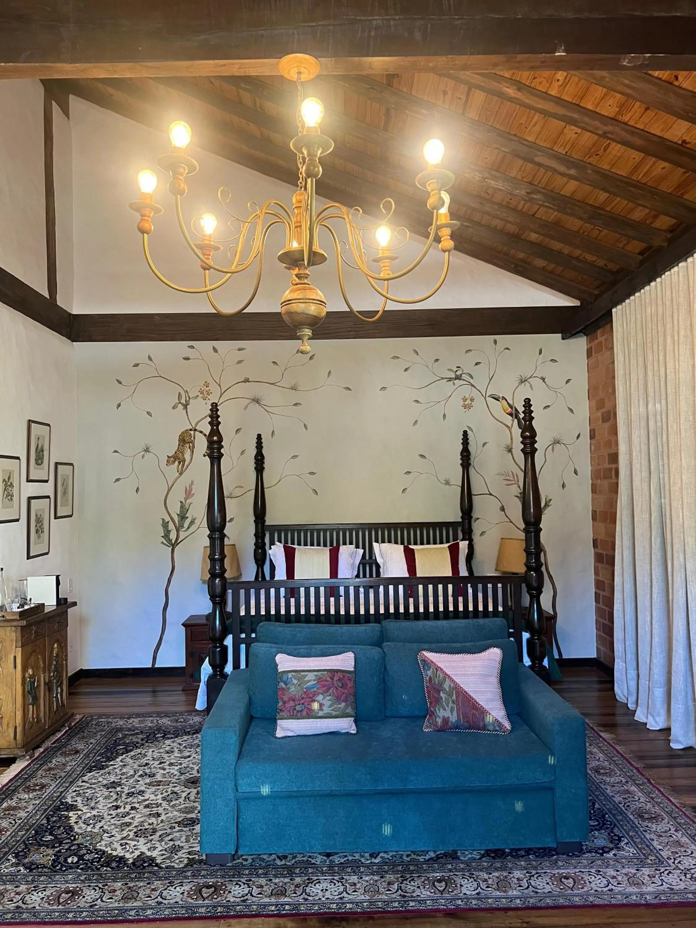 Bedroom, Bed in Pousada Pedra Azul