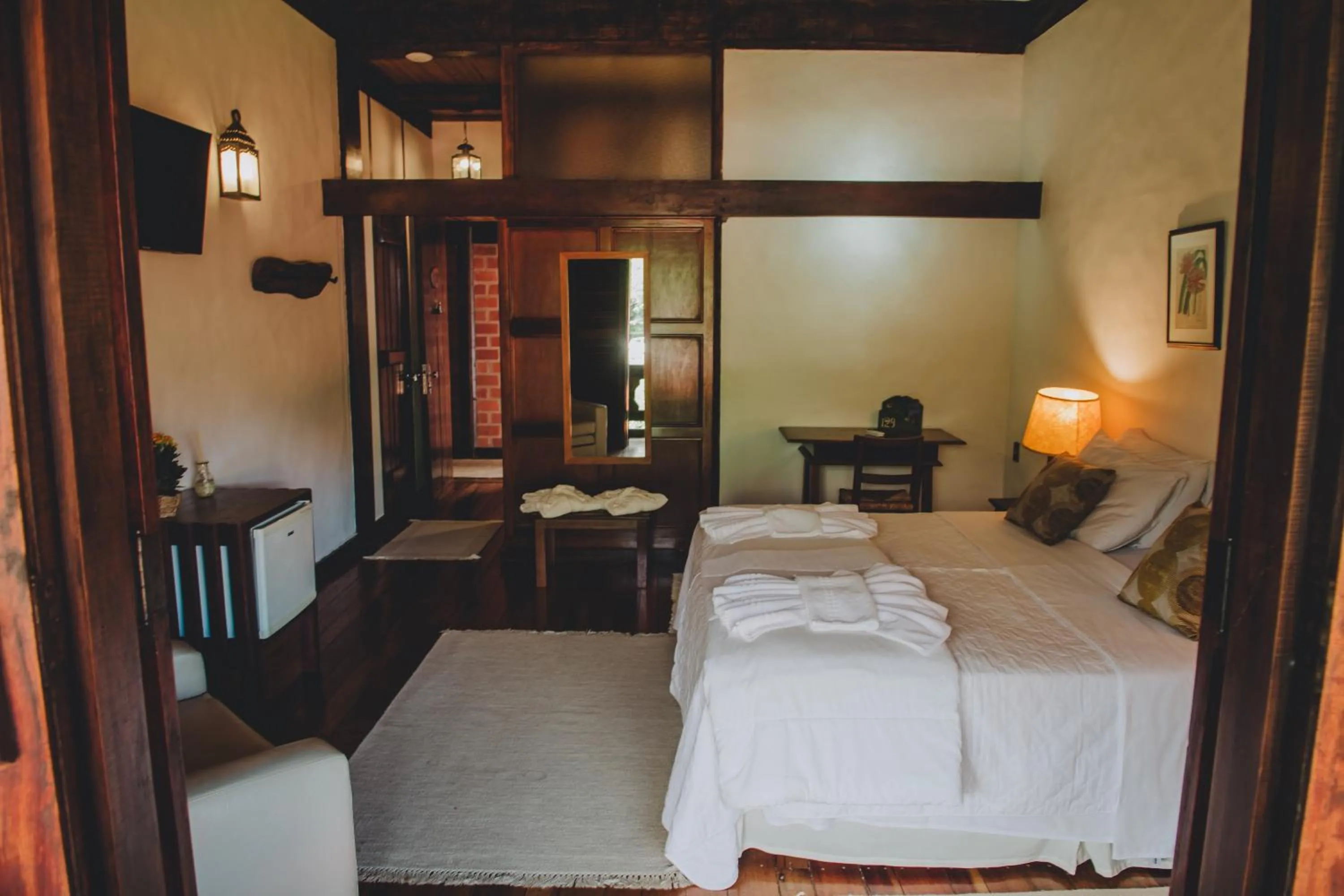 Bedroom, Bed in Pousada Pedra Azul