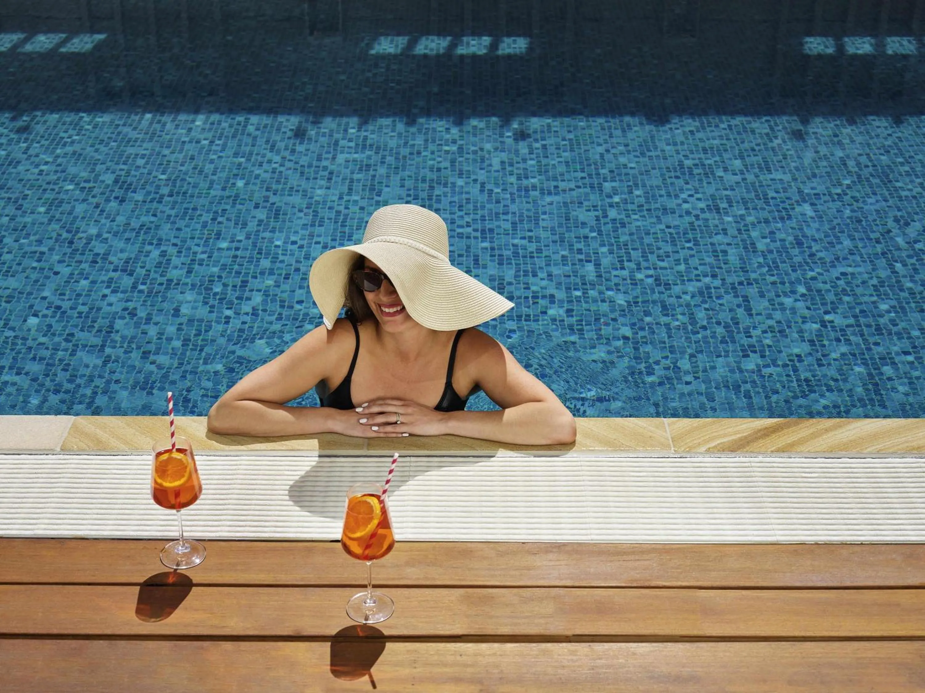 Pool view in Swissotel Sydney