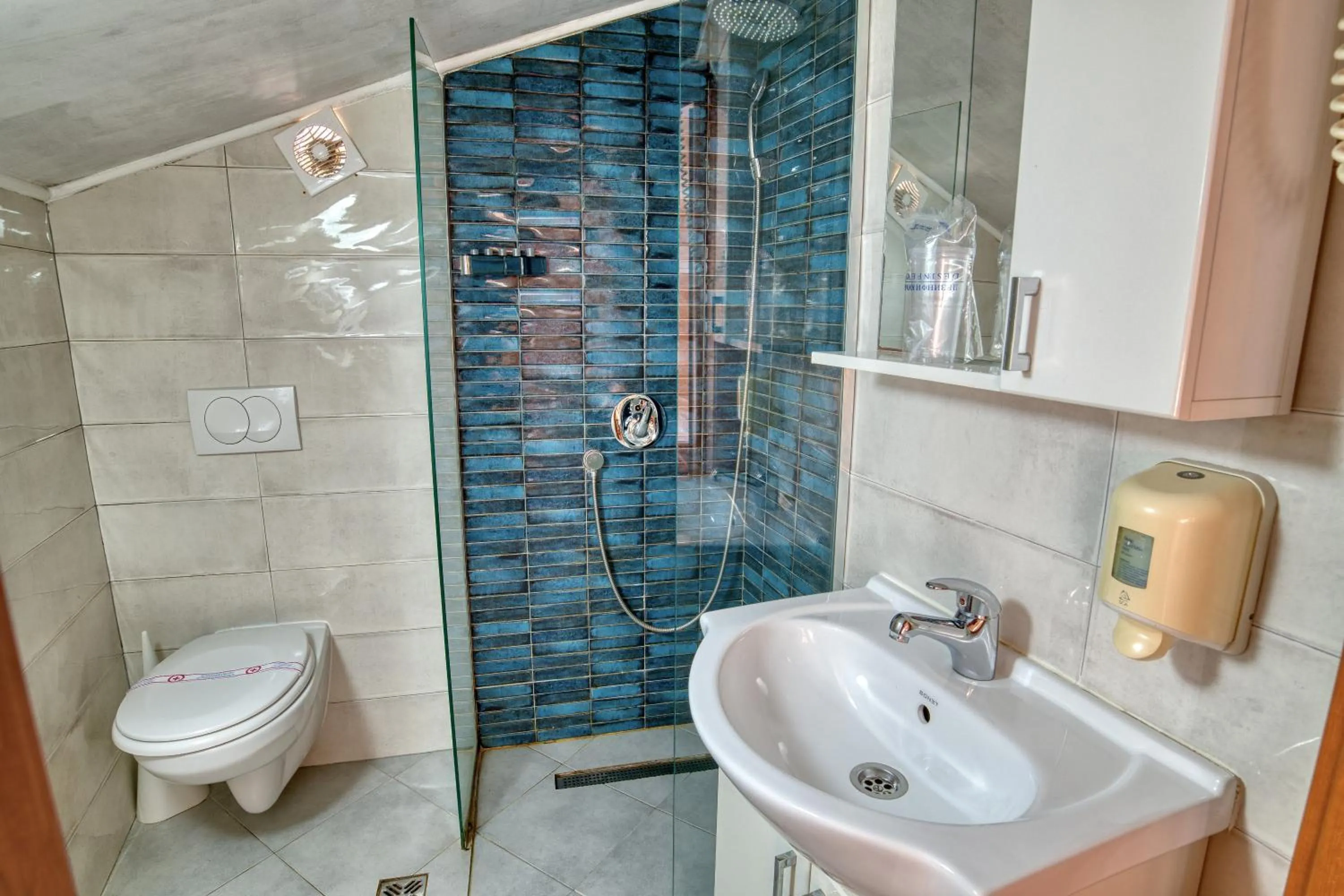 Shower in Hotel Rendez Vous