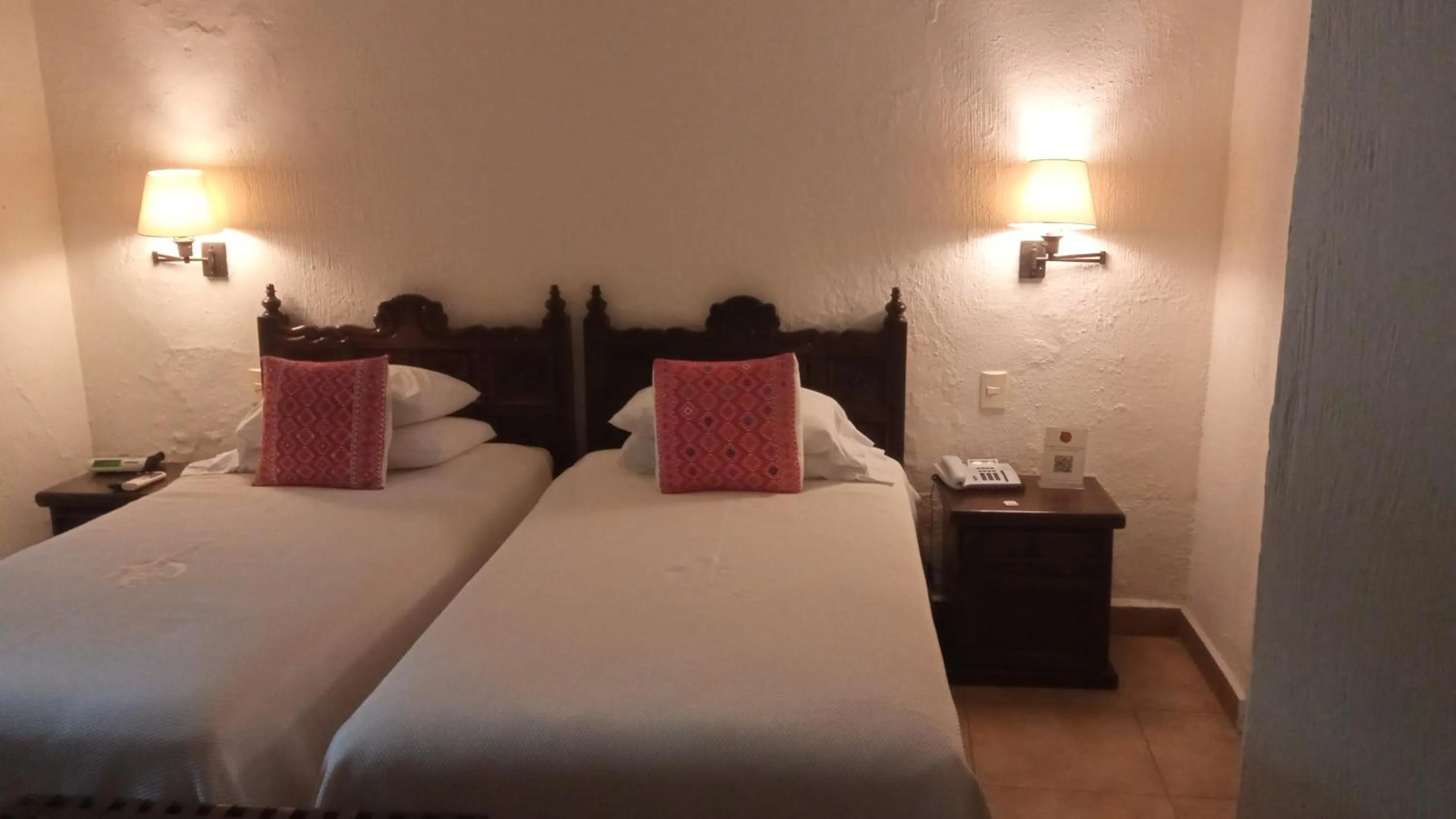 Bed in Hotel & Spa Hacienda de Cortés