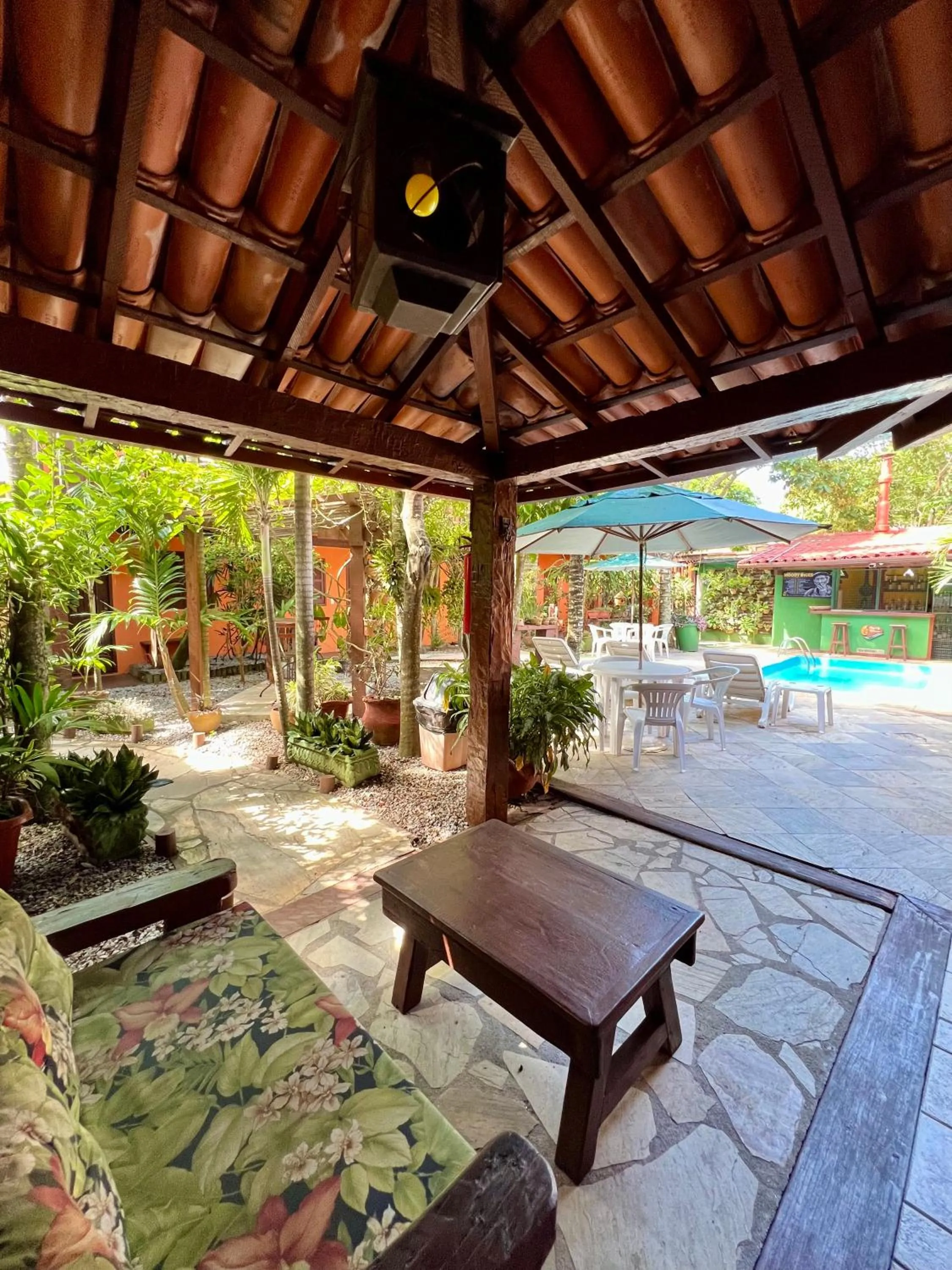 Patio in Pousada Alforria