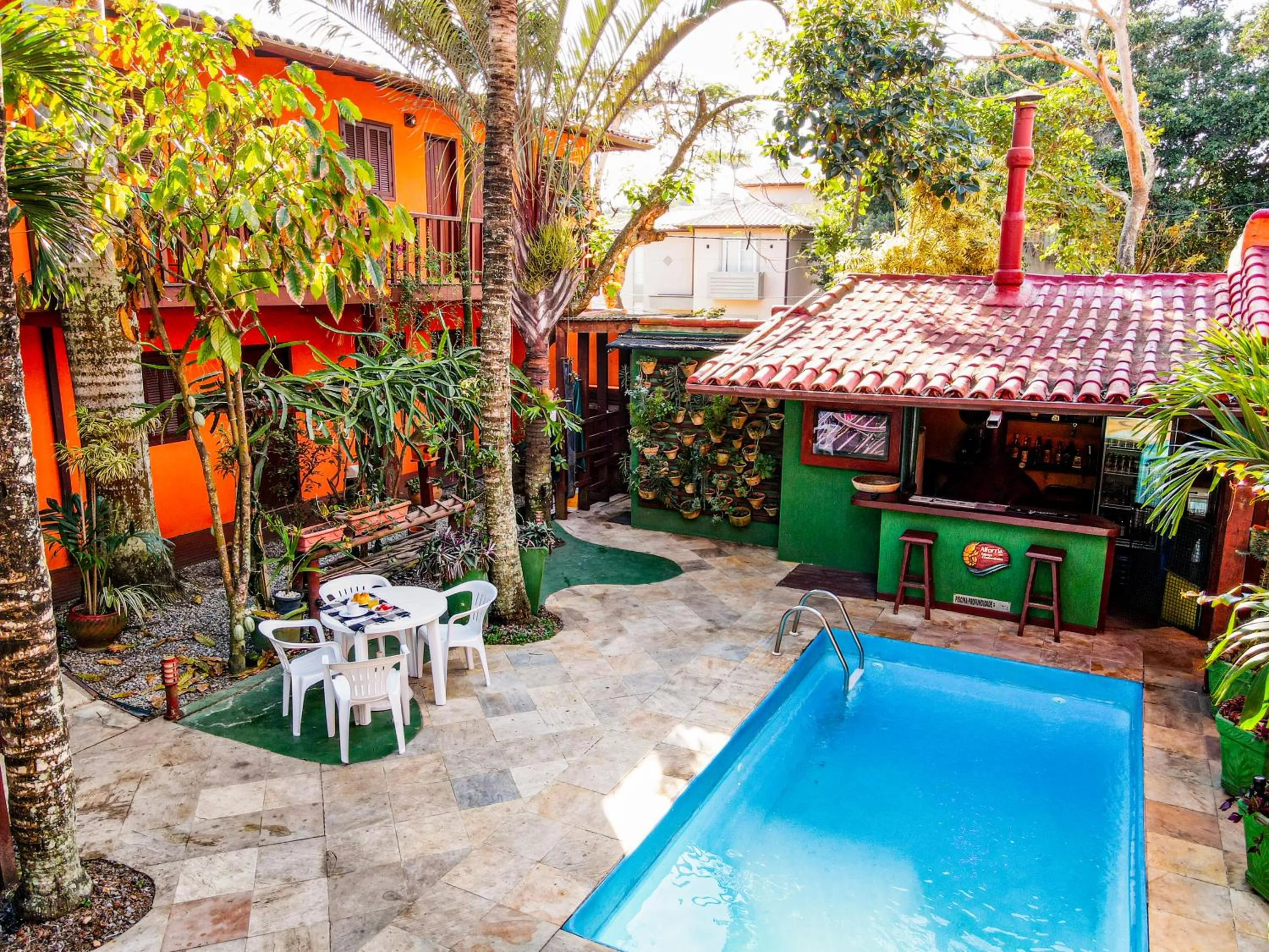 Swimming pool in Pousada Alforria