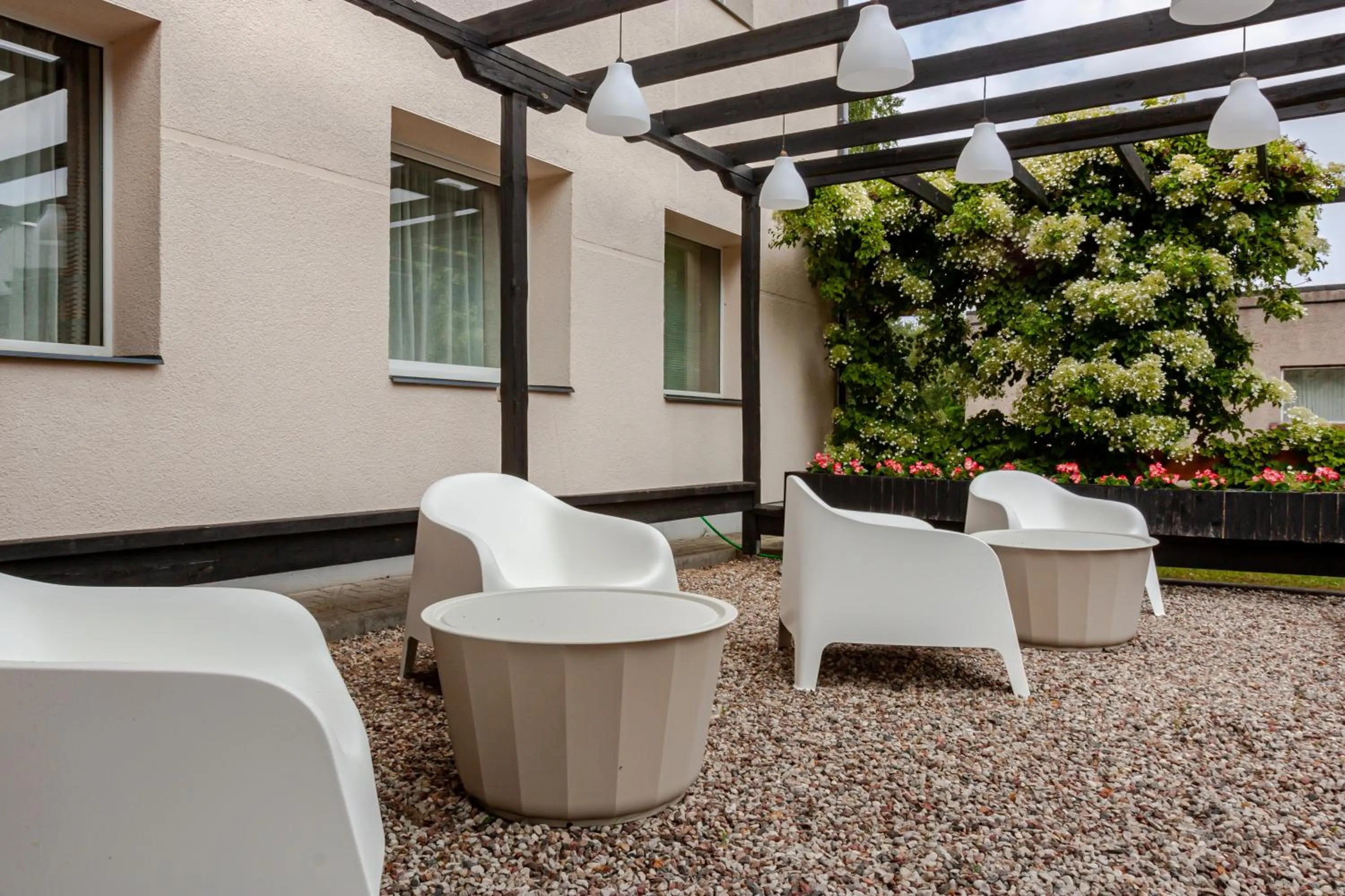 Patio in Boutique Hotel Roja