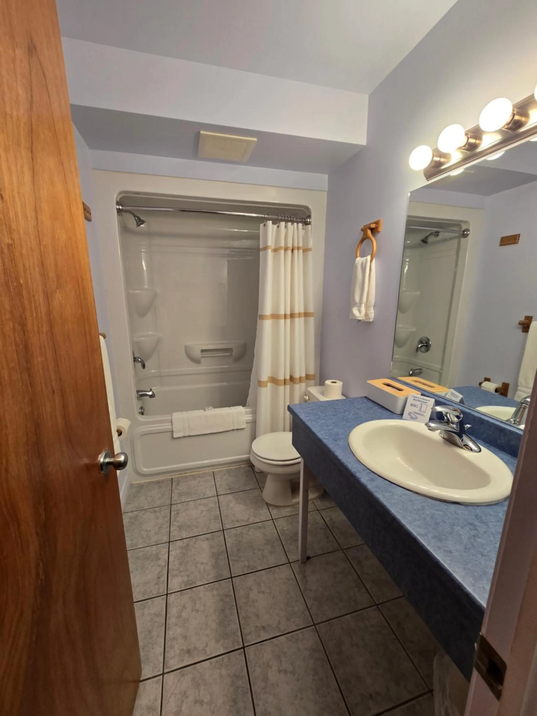 Shower in Travelodge by Wyndham Port Elgin