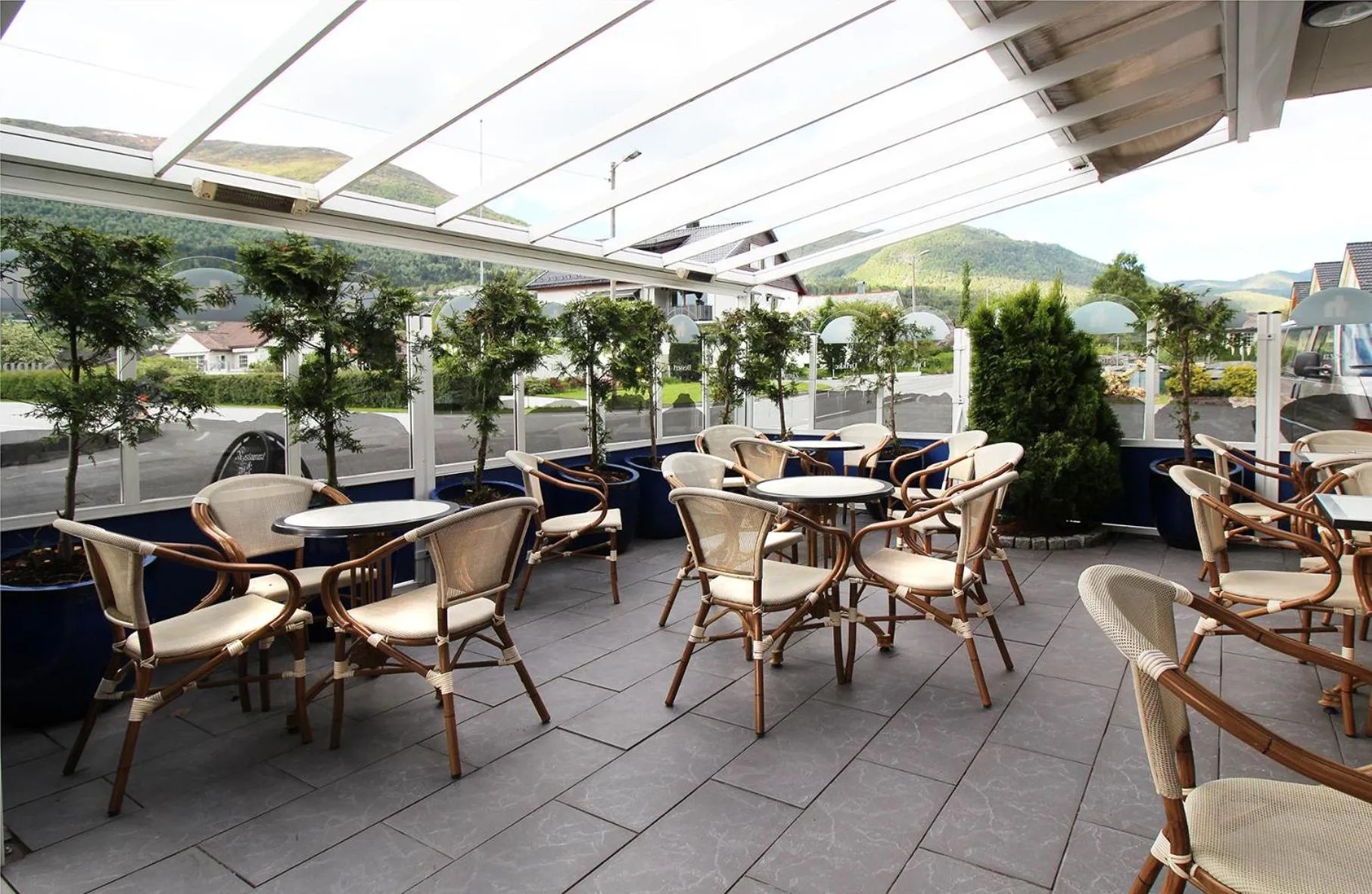 Patio in Sentrum Hotel