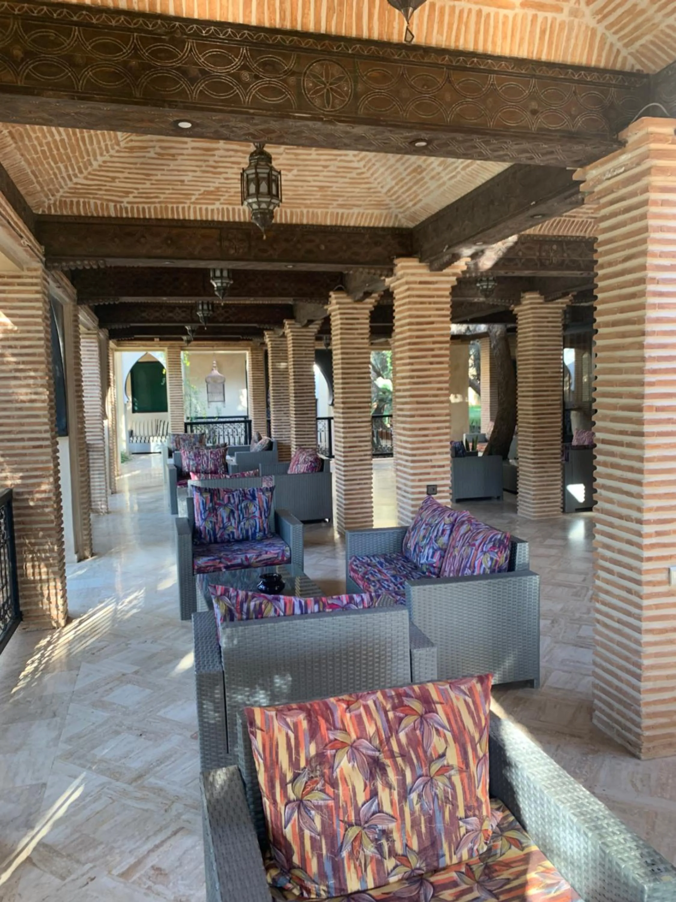 Patio in Riad le Jasmin