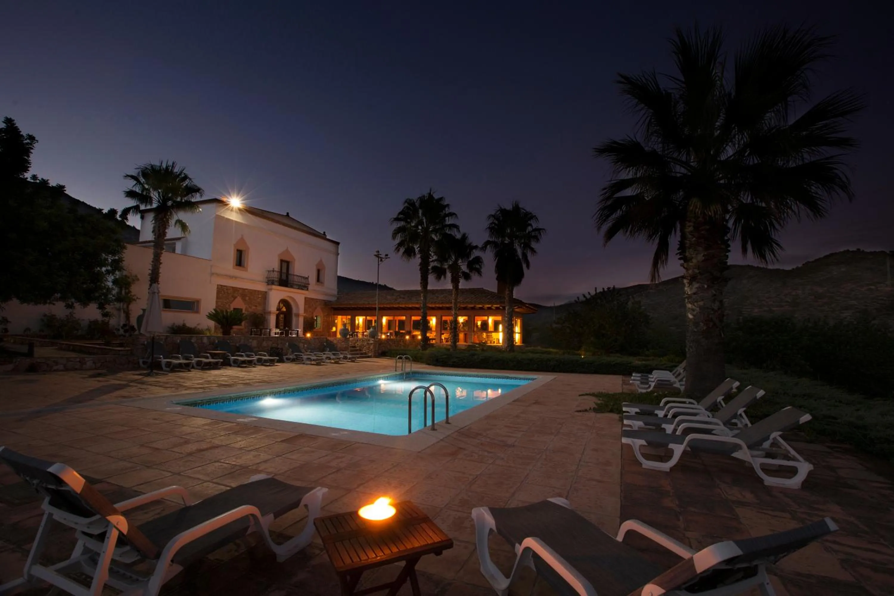 Pool view in Hotel Cal Naudi