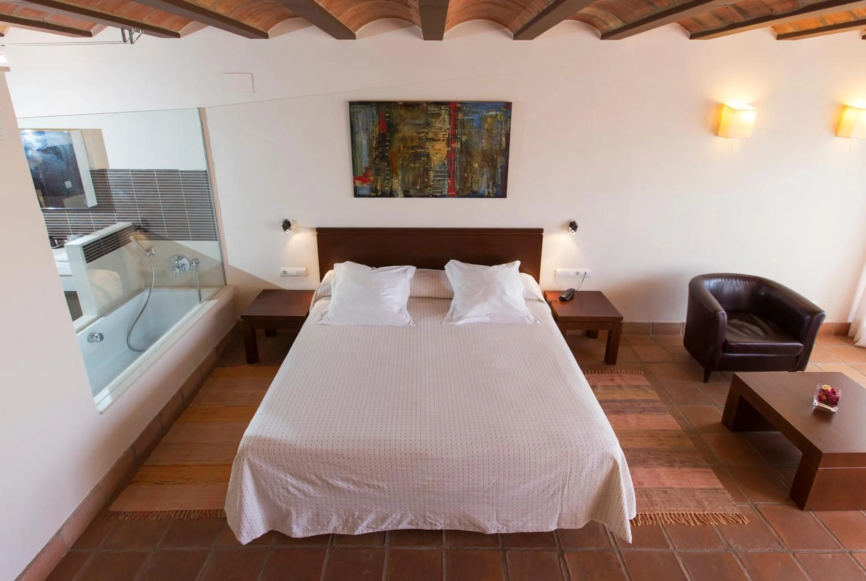 Bed in Hotel Cal Naudi