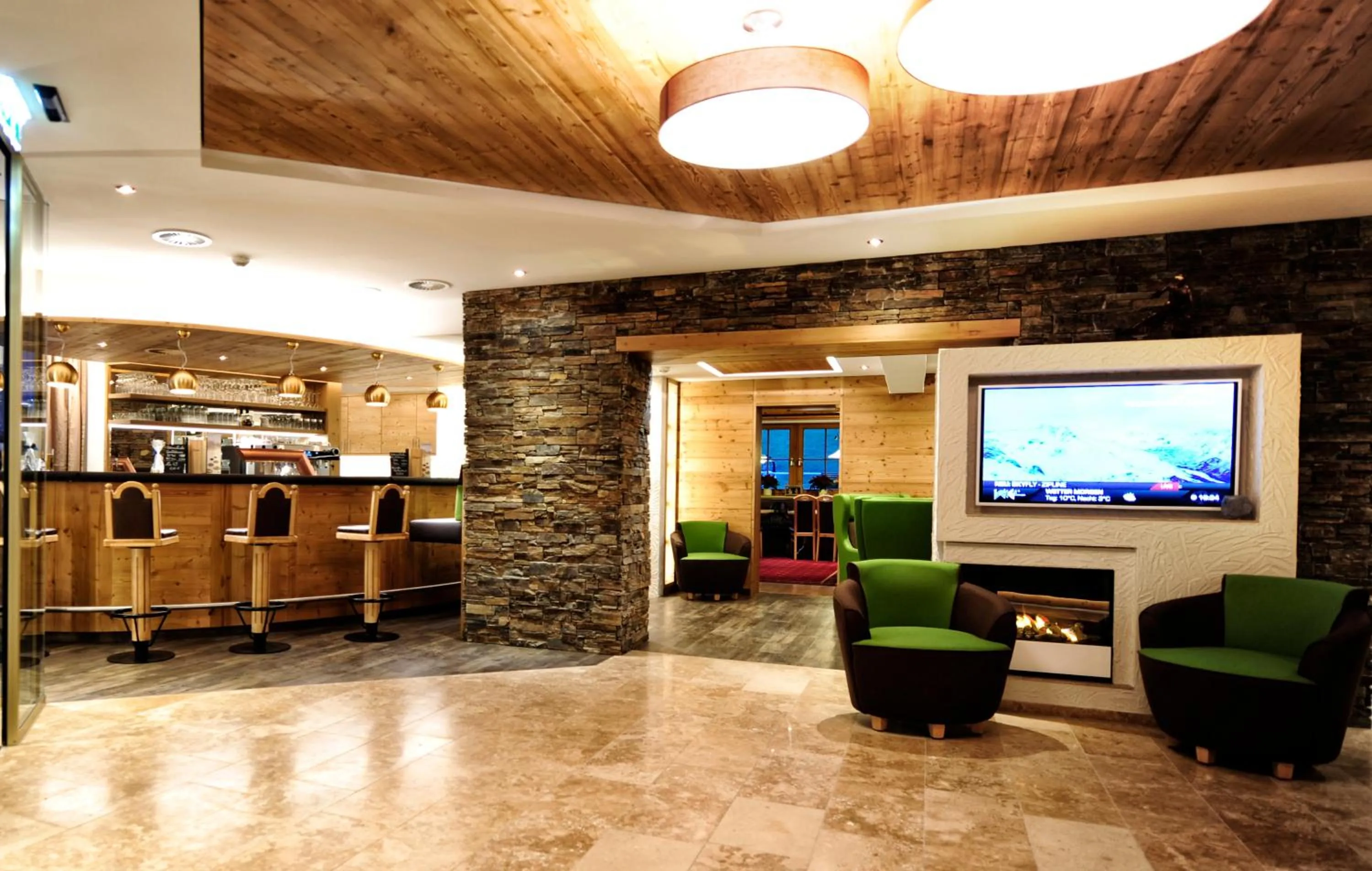 Lobby or reception in Hotel Arnika